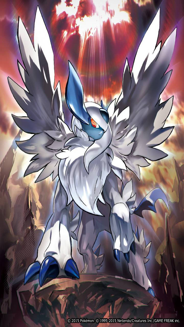 Absol med majestætiske vinger Wallpapers