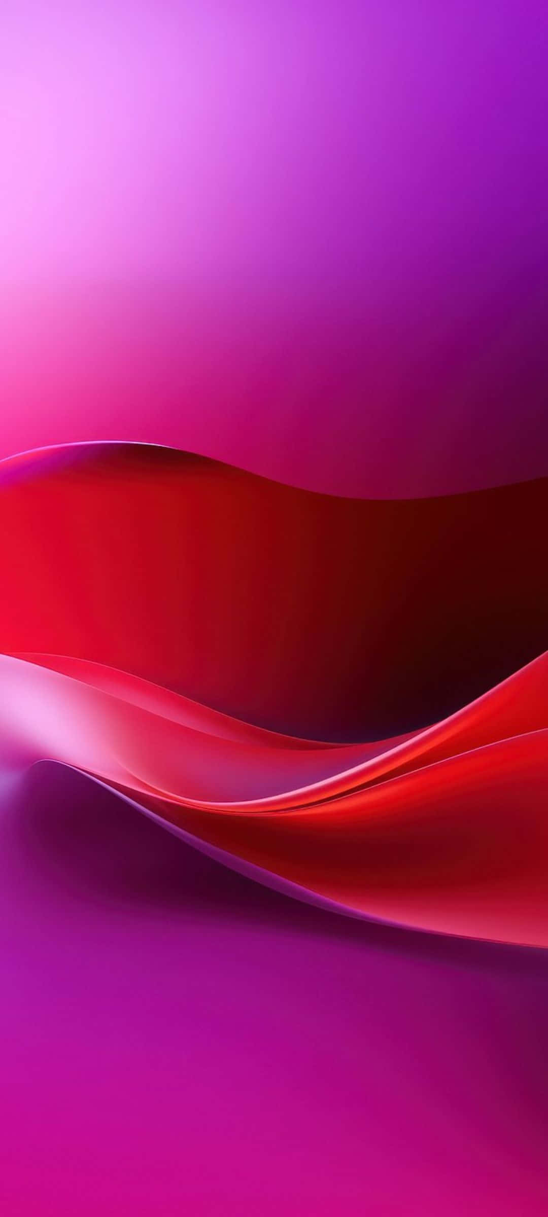 Abstrakt baggrund med lilla og røde bølger Wallpapers