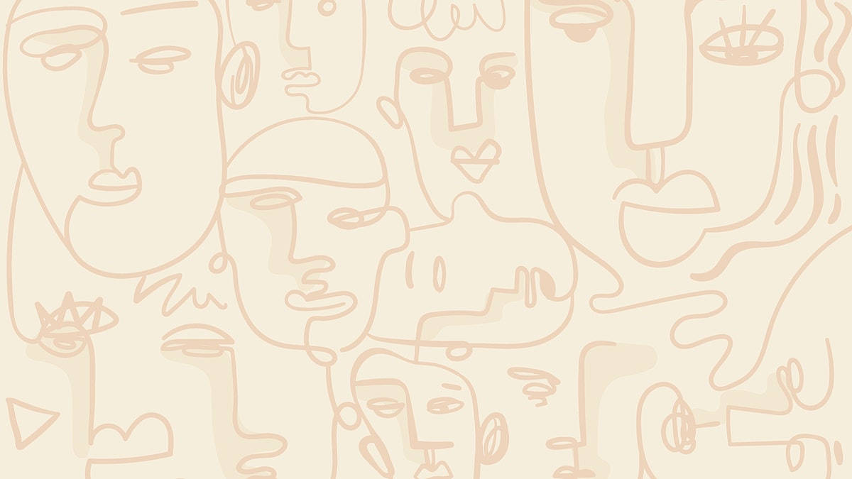 Abstrakt beige æstetisk bærbar kunst Wallpapers
