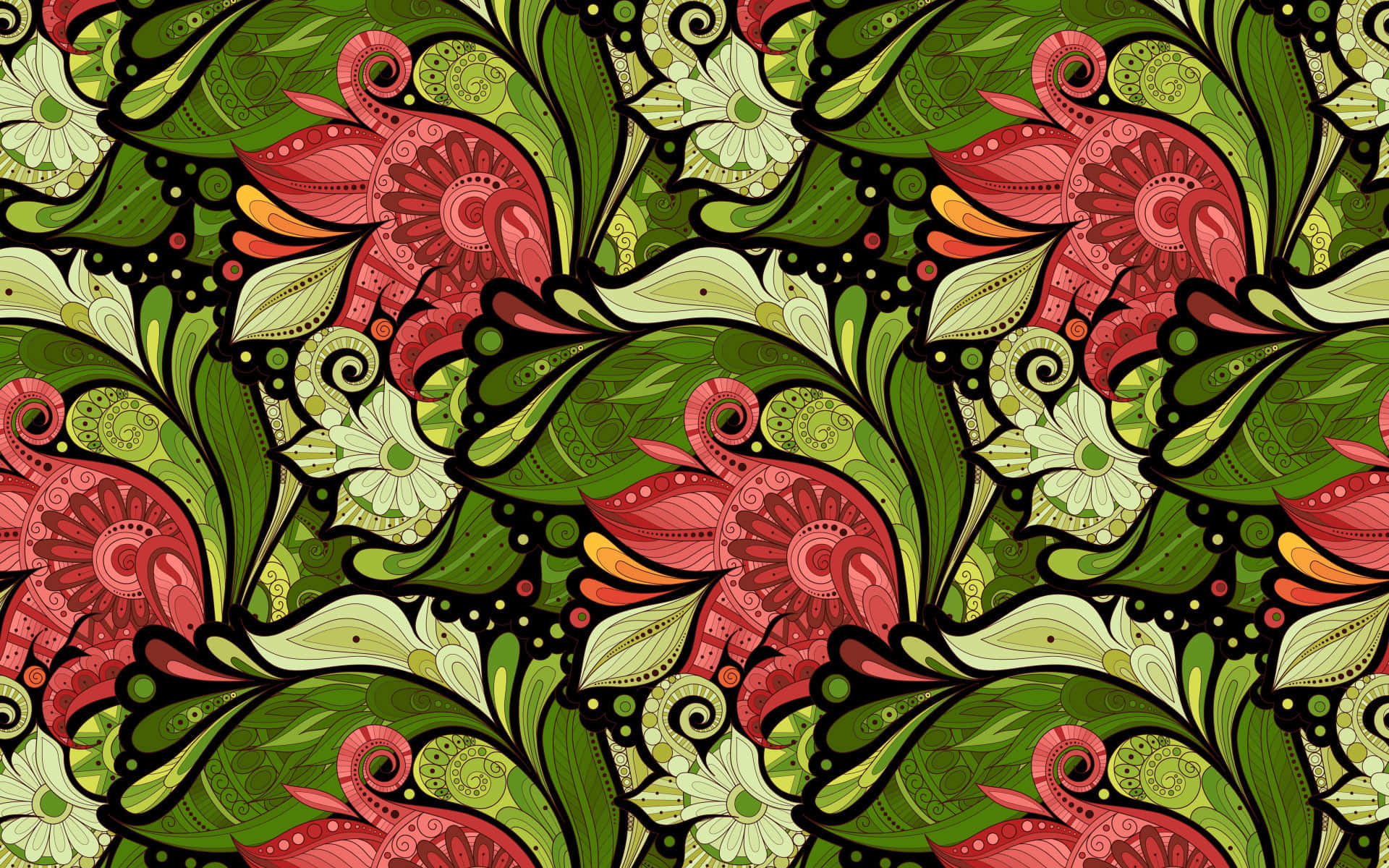 Abstrakt blå og magenta tåge Wallpapers