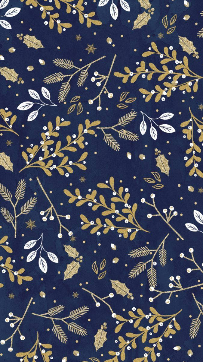 Abstrakt bladdesign til iPhone Wallpapers