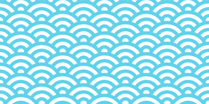 Abstrakt blåt bølgemønster Wallpapers