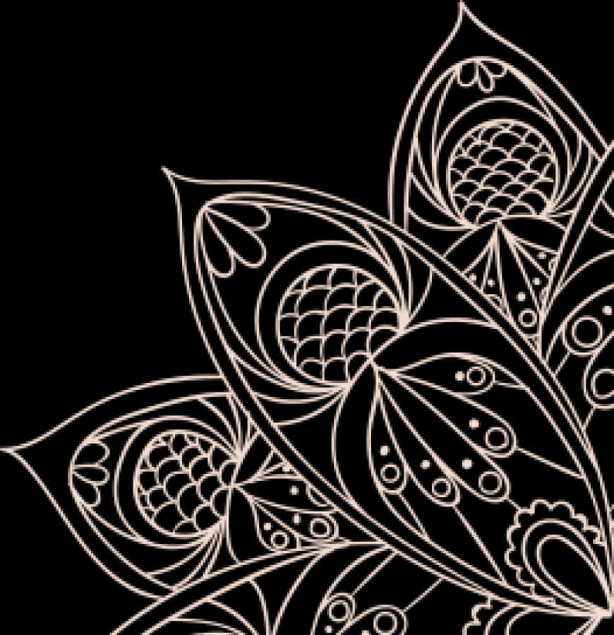 Abstrakt blomstermønsterdesign Wallpapers