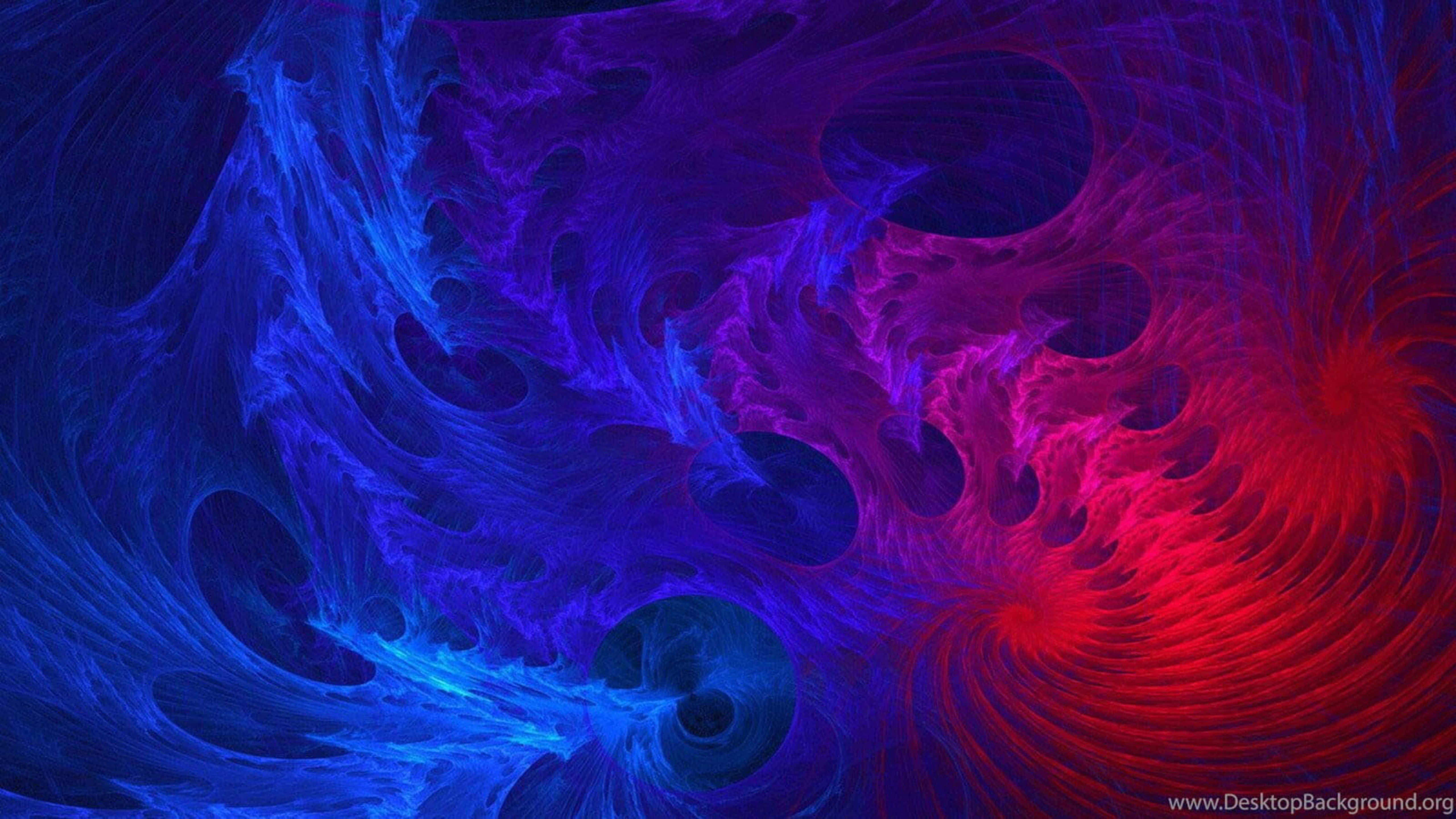 Abstrakt farverigt kunstmaleri Wallpapers