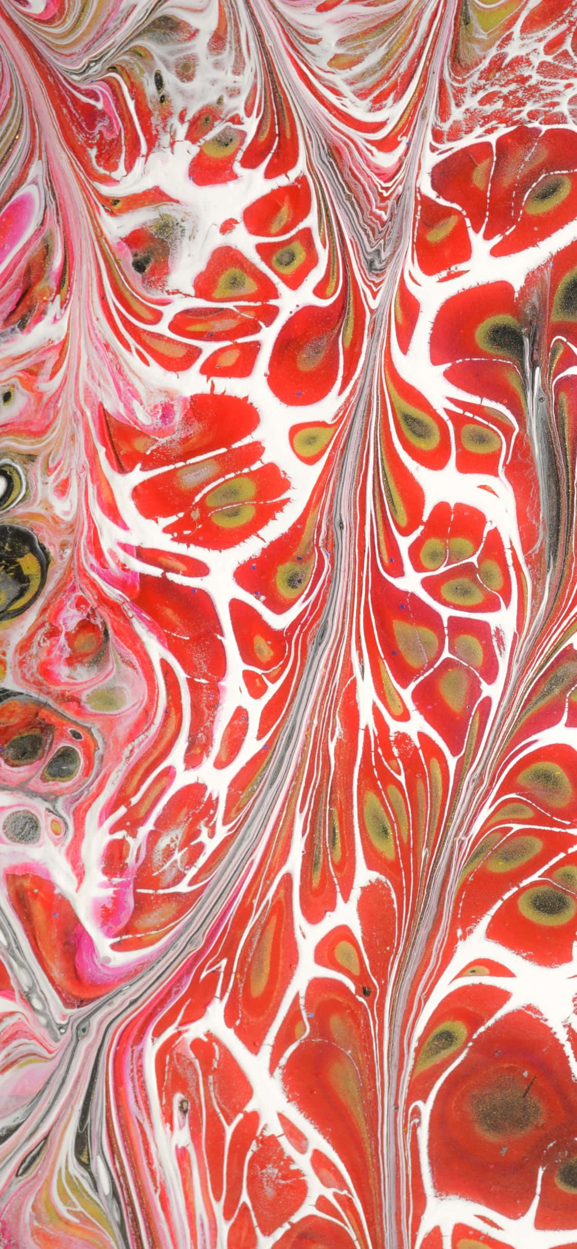 Abstrakt flydende iPhone X marmorbaggrund Wallpapers