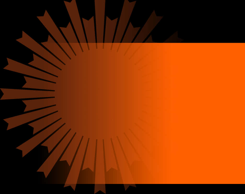 Abstrakt orange solstrålebaggrund Wallpapers