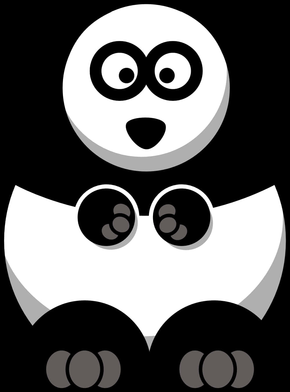 Abstrakt Panda Grafik Wallpapers