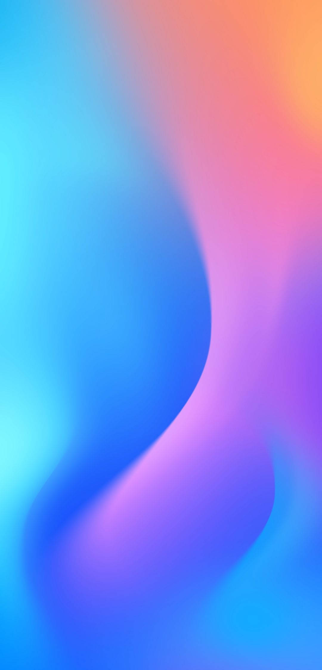 Abstrakt pink og blåt svirp Wallpapers