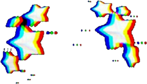 Abstrakt regnbuestjerne-kunst Wallpapers