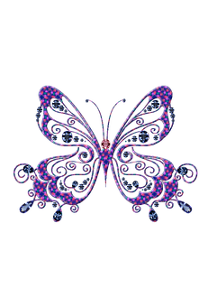 Abstrakt sommerfuglekunst Wallpapers