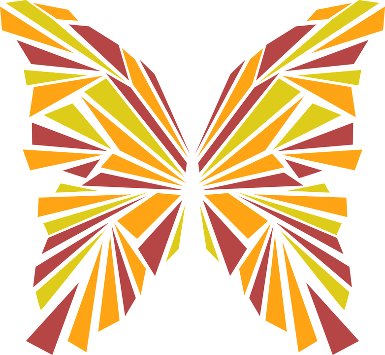 Abstrakt sommerfuglekunst Wallpapers