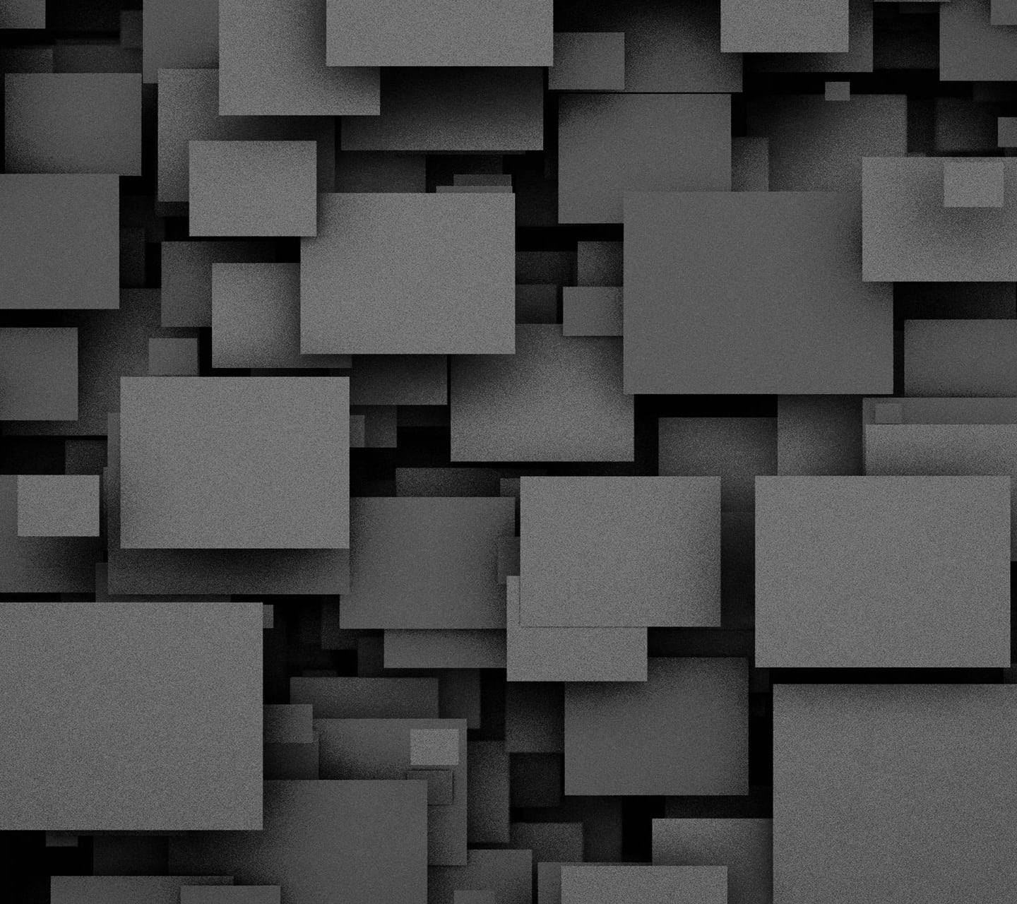 Abstrakt trippy rektangulært sort mønster Wallpapers