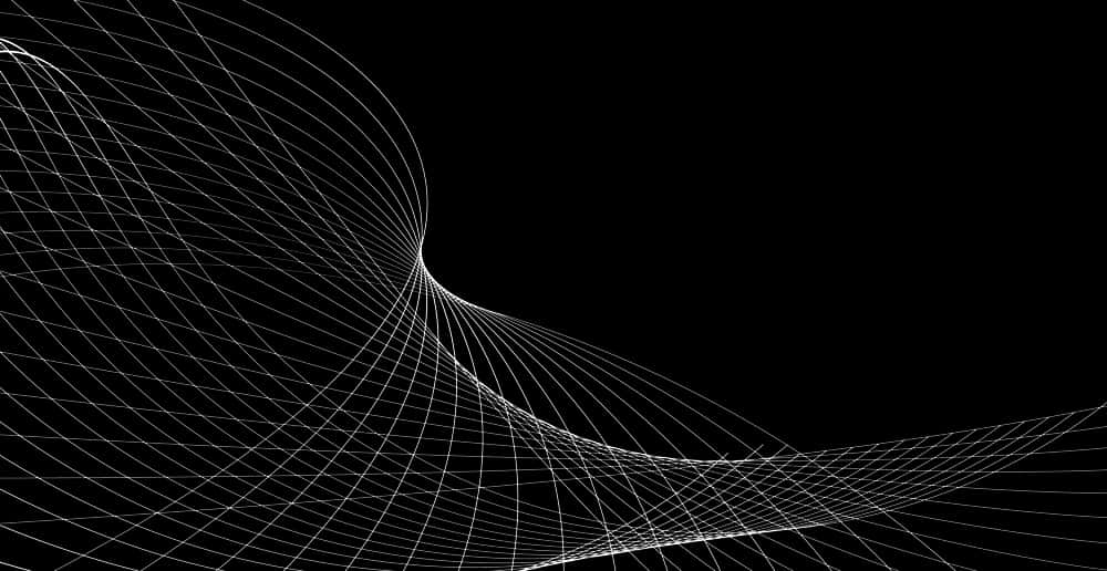 Abstrakte geometriske linjer på sort Wallpapers