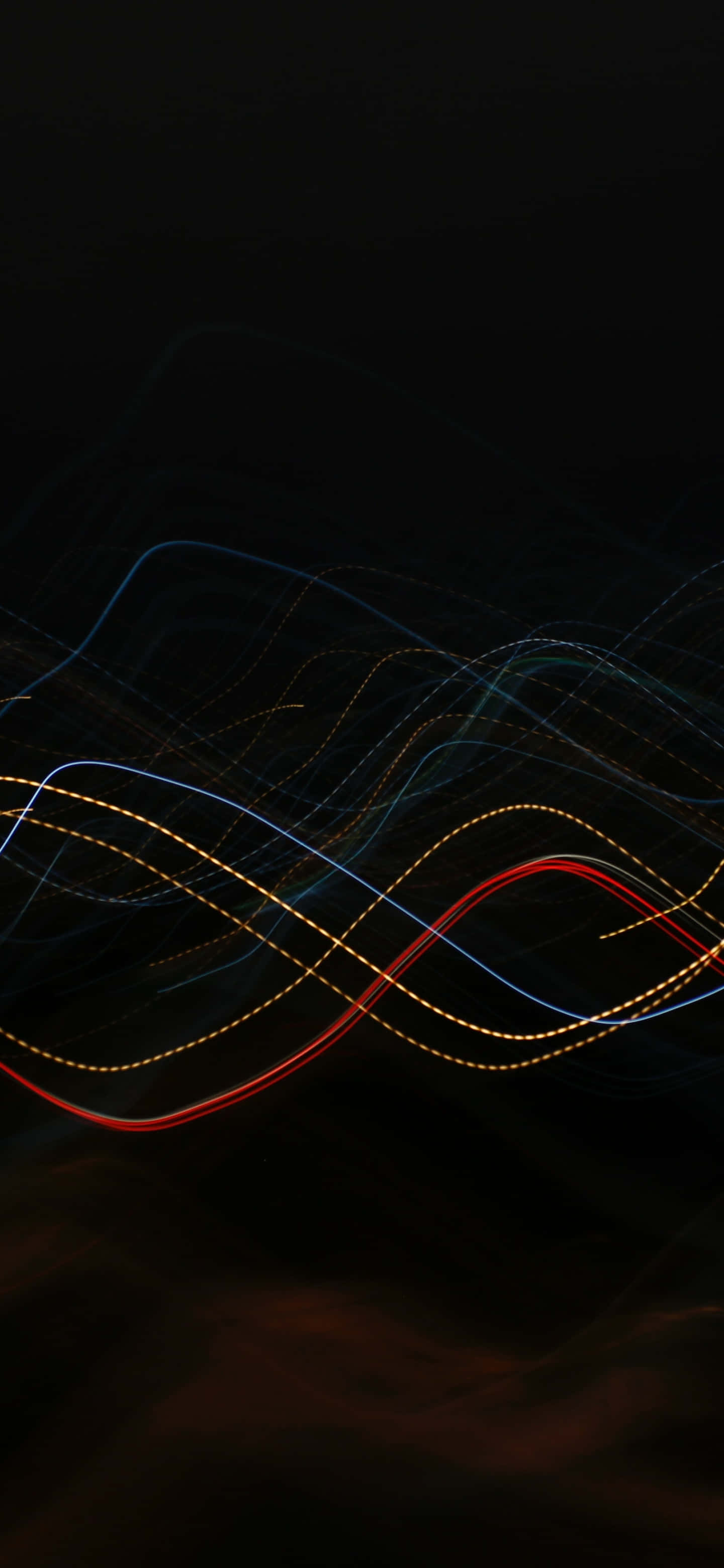 Abstrakte Linjebølger Telefonbaggrund Wallpapers