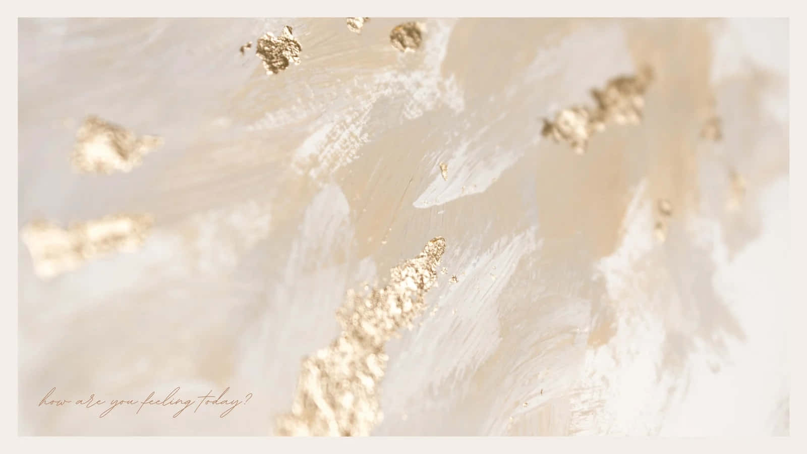 Abstrakte nuancer af beige og orange skaber et moderne og hyggeligt udtryk Wallpapers
