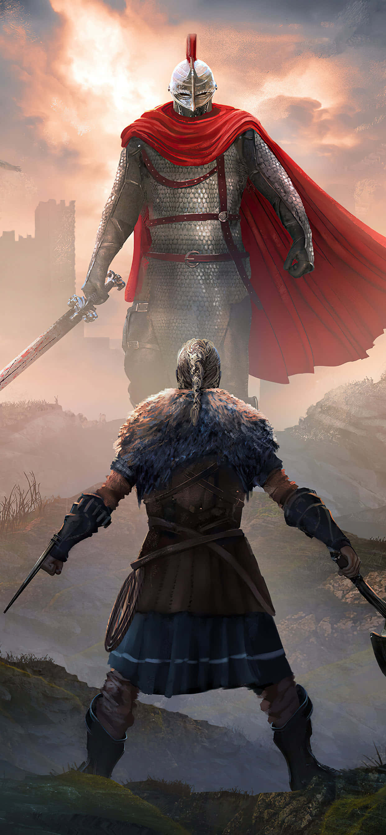 Action Videospil iPhone Xs Max Assassin's Creed Valhalla Baggrund Wallpapers