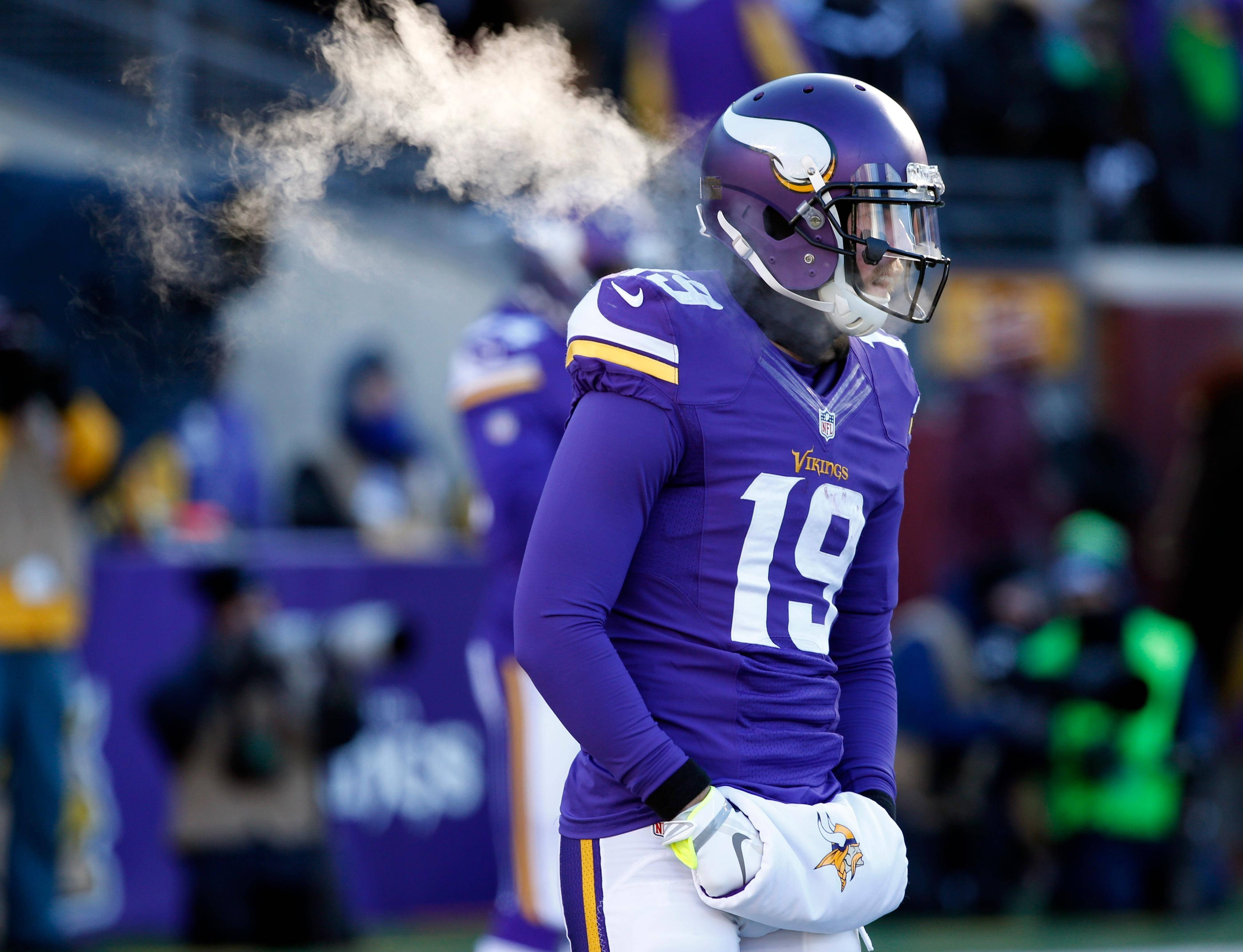 Adam Thielen Kold Fodboldkamp Wallpapers