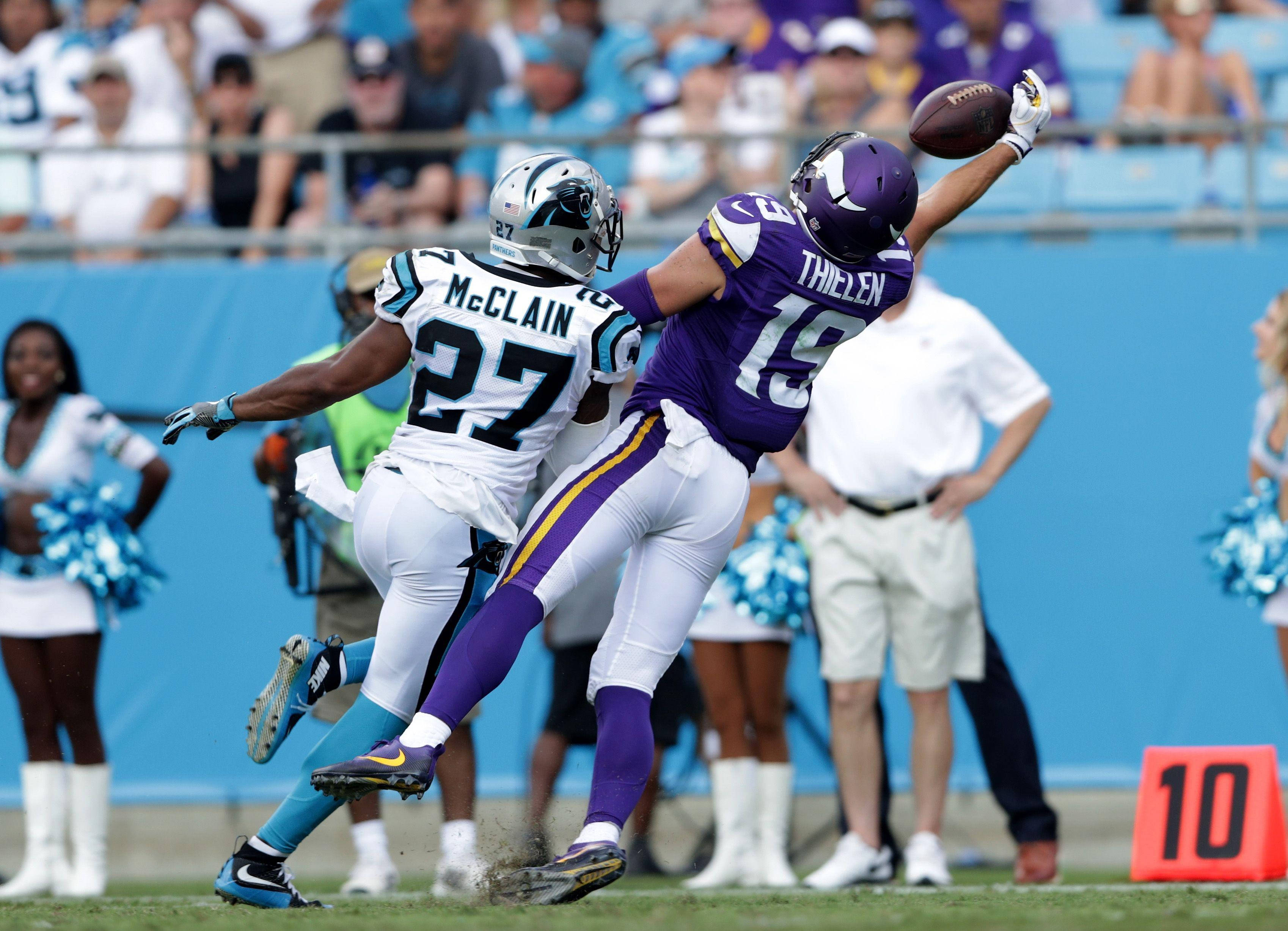 Adam Thielen utrolige reflekser Wallpapers