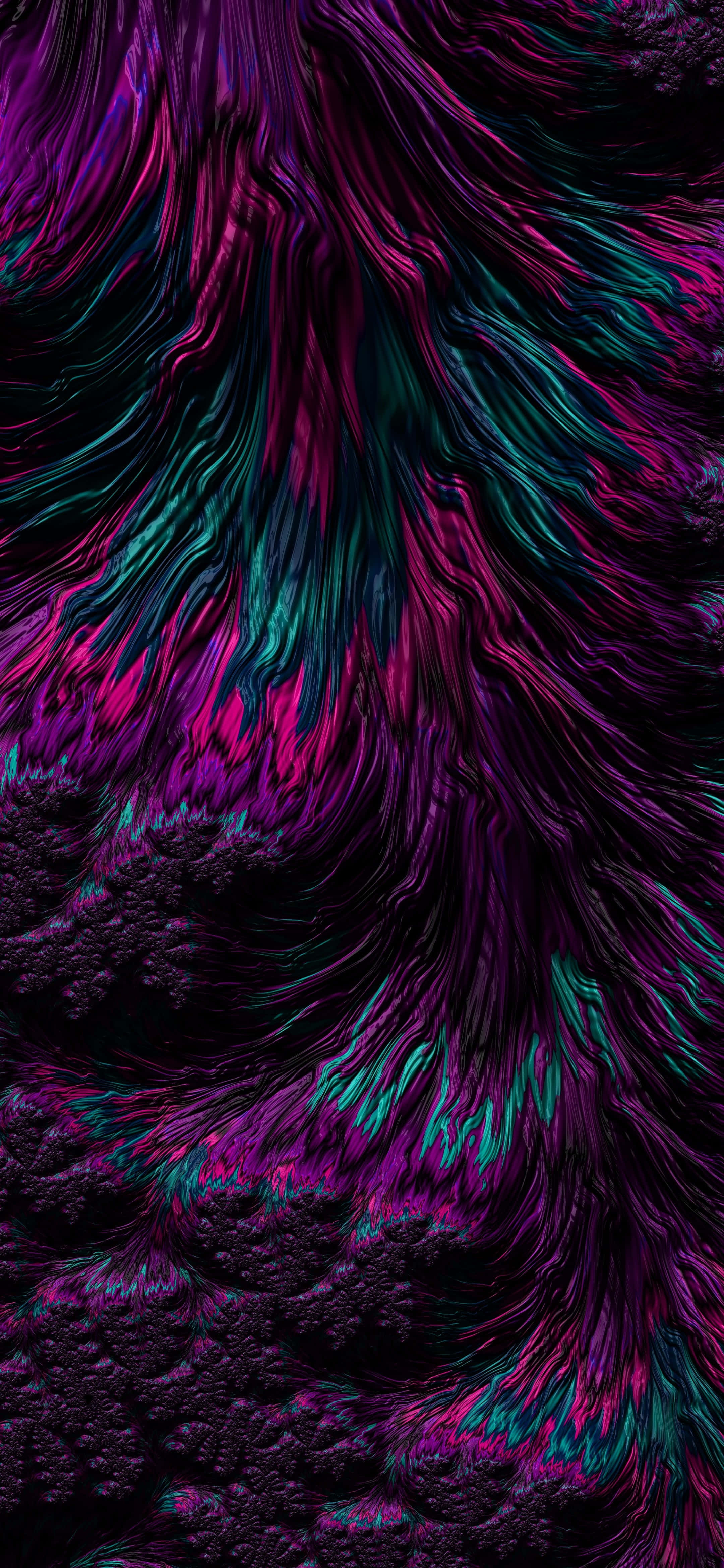 Æstetisk abstrakt mørkelilla iPhone baggrund Wallpapers