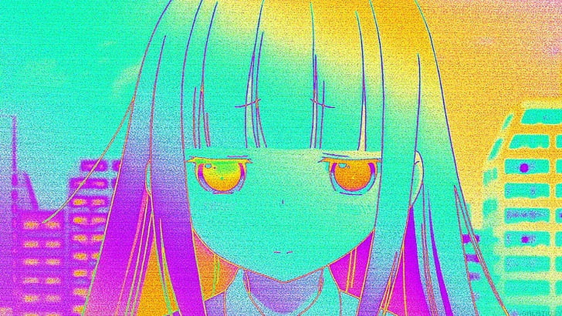 Æstetisk animepige kunst Wallpapers