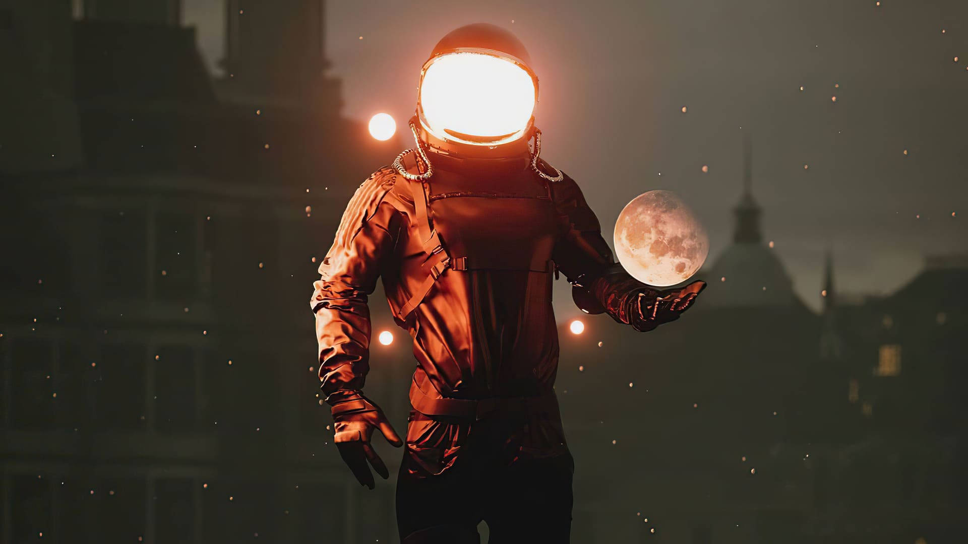 Æstetisk astronaut laptop Wallpapers