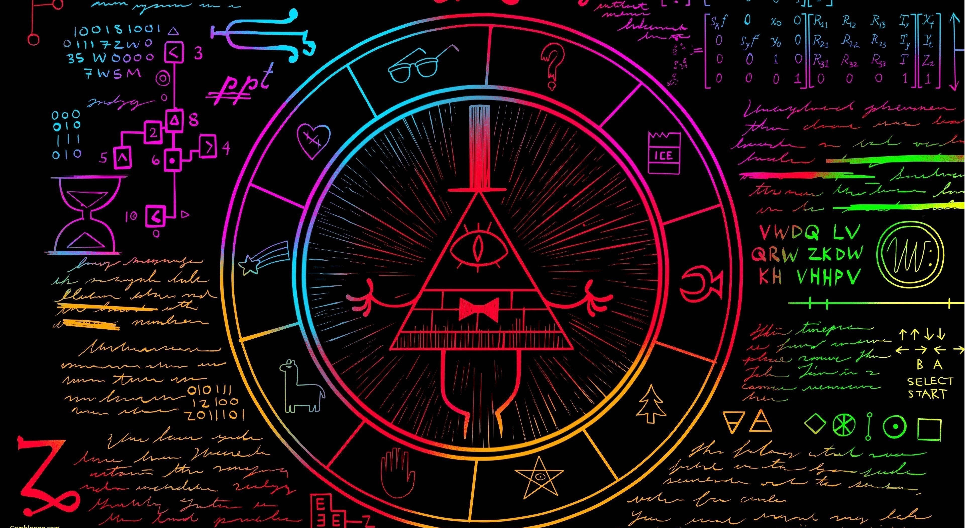 Æstetisk Bill Cipher Laptop Wallpapers