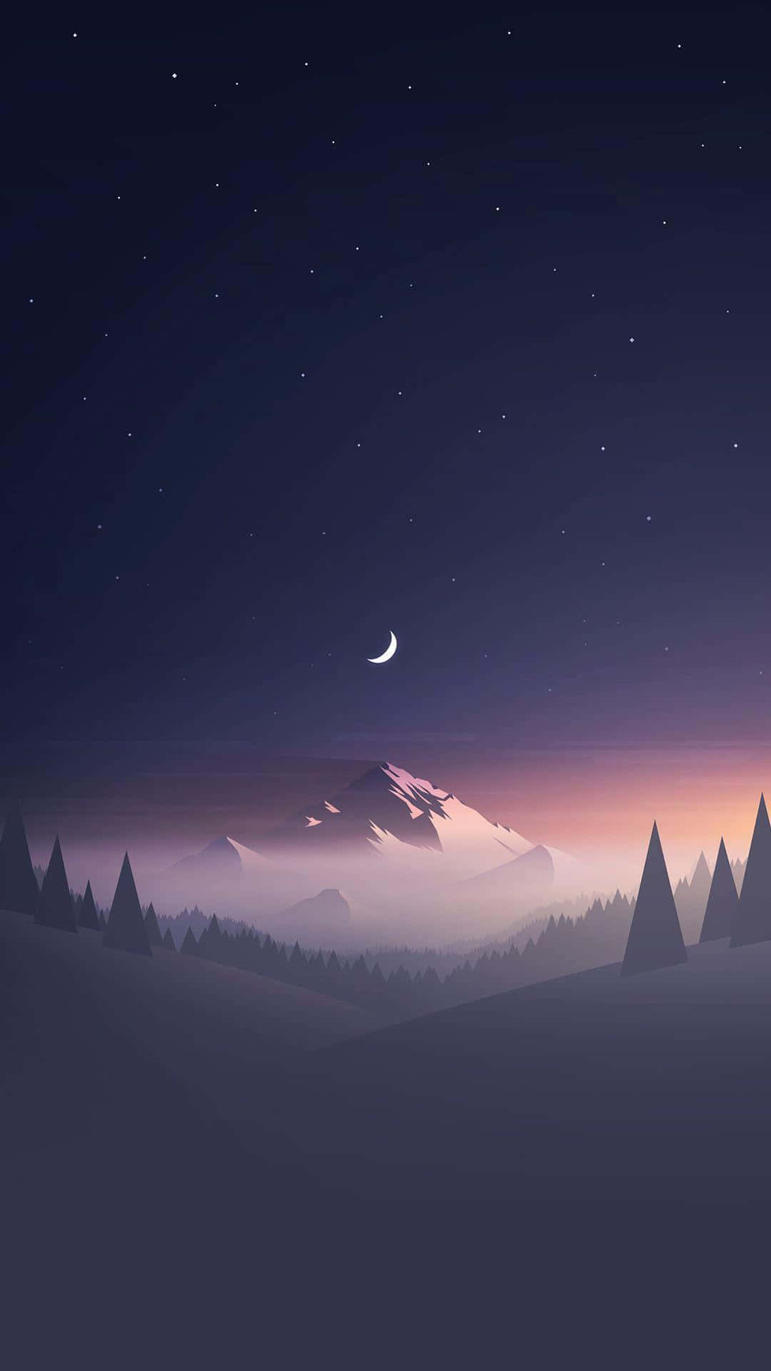 Æstetisk billede af en iPhone 8 holdt i hånden Wallpapers