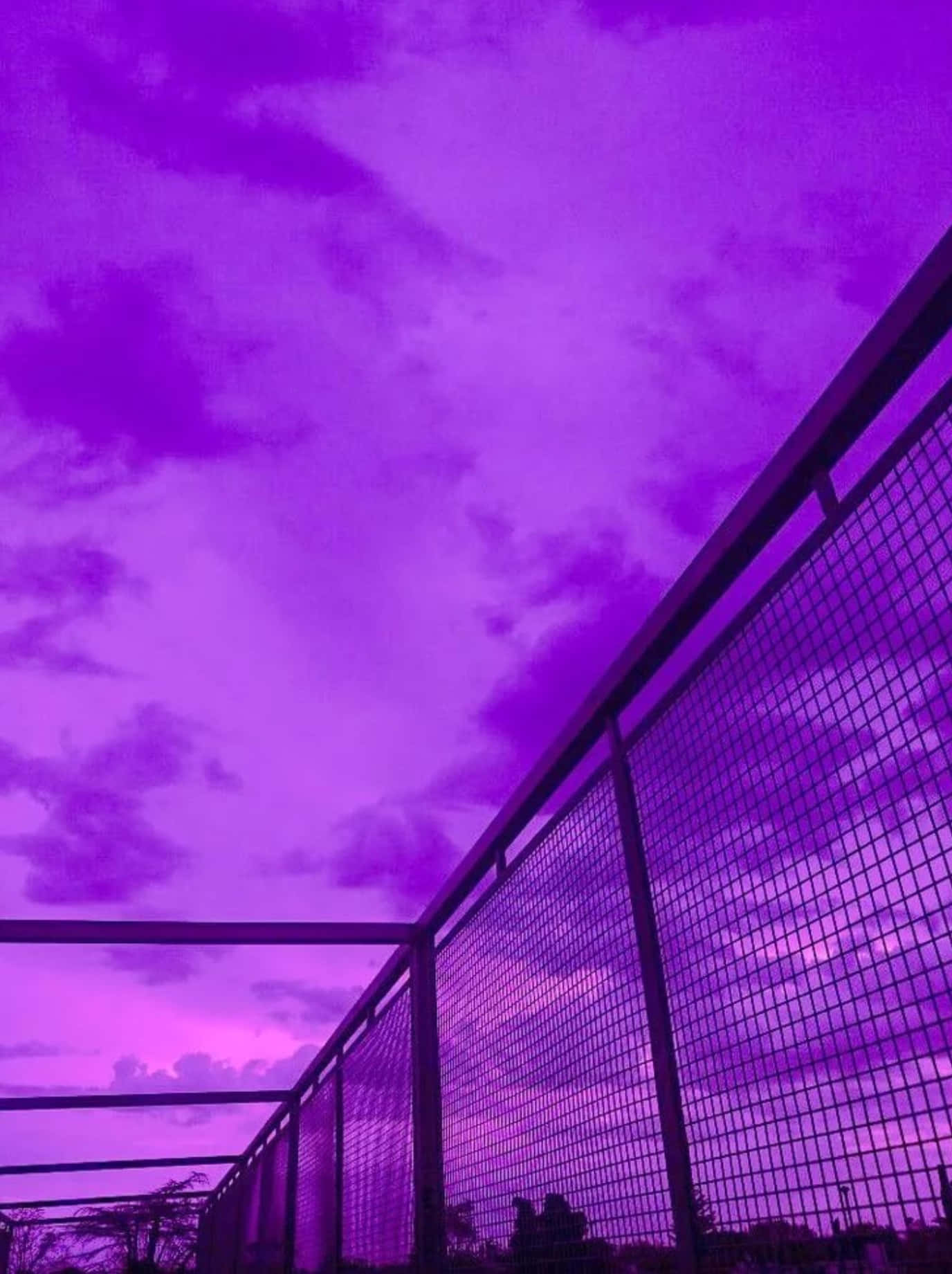Æstetisk blå himmel med hvide skyer Wallpapers