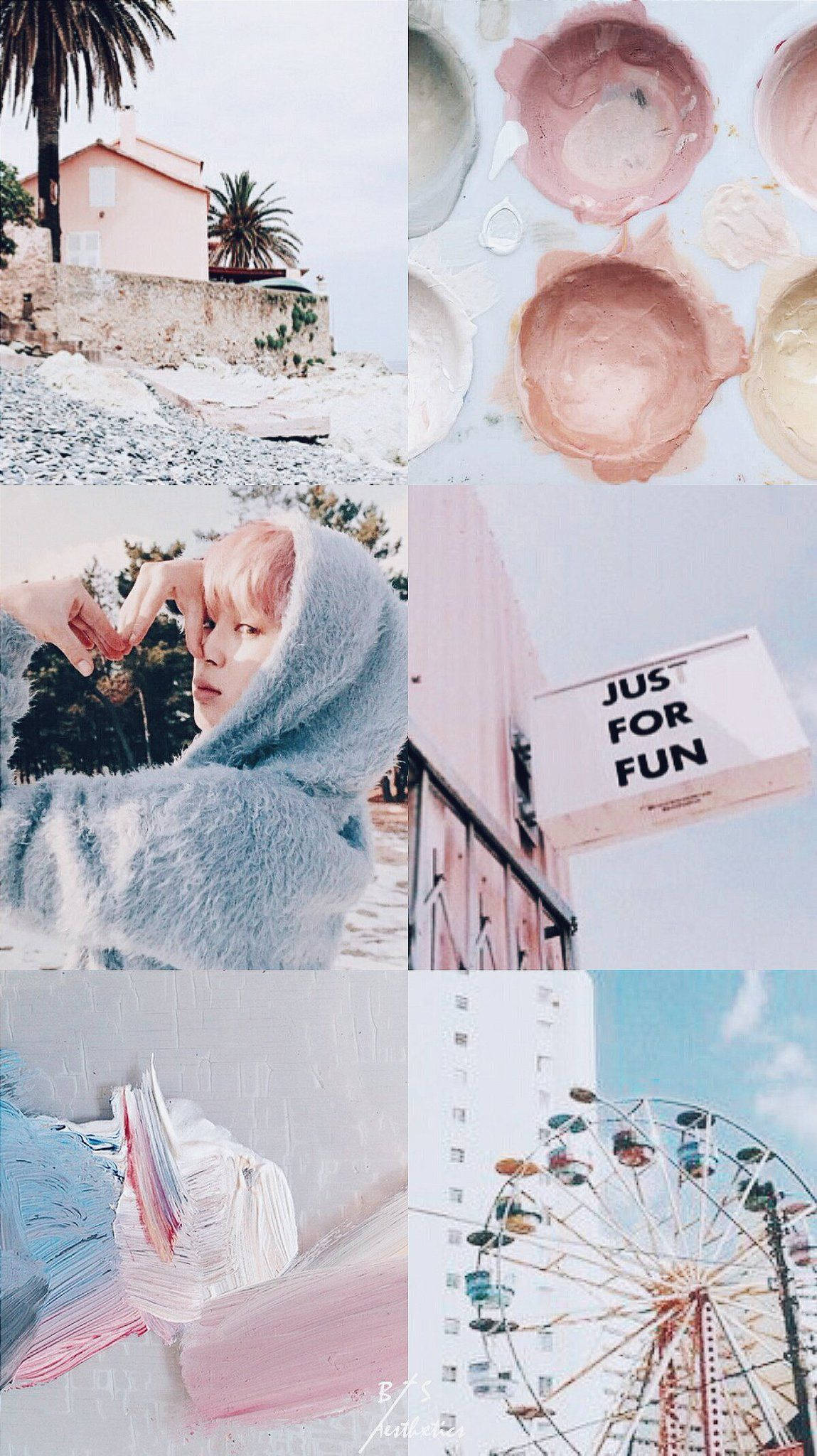 Æstetisk BTS Jimin Pastel Wallpapers