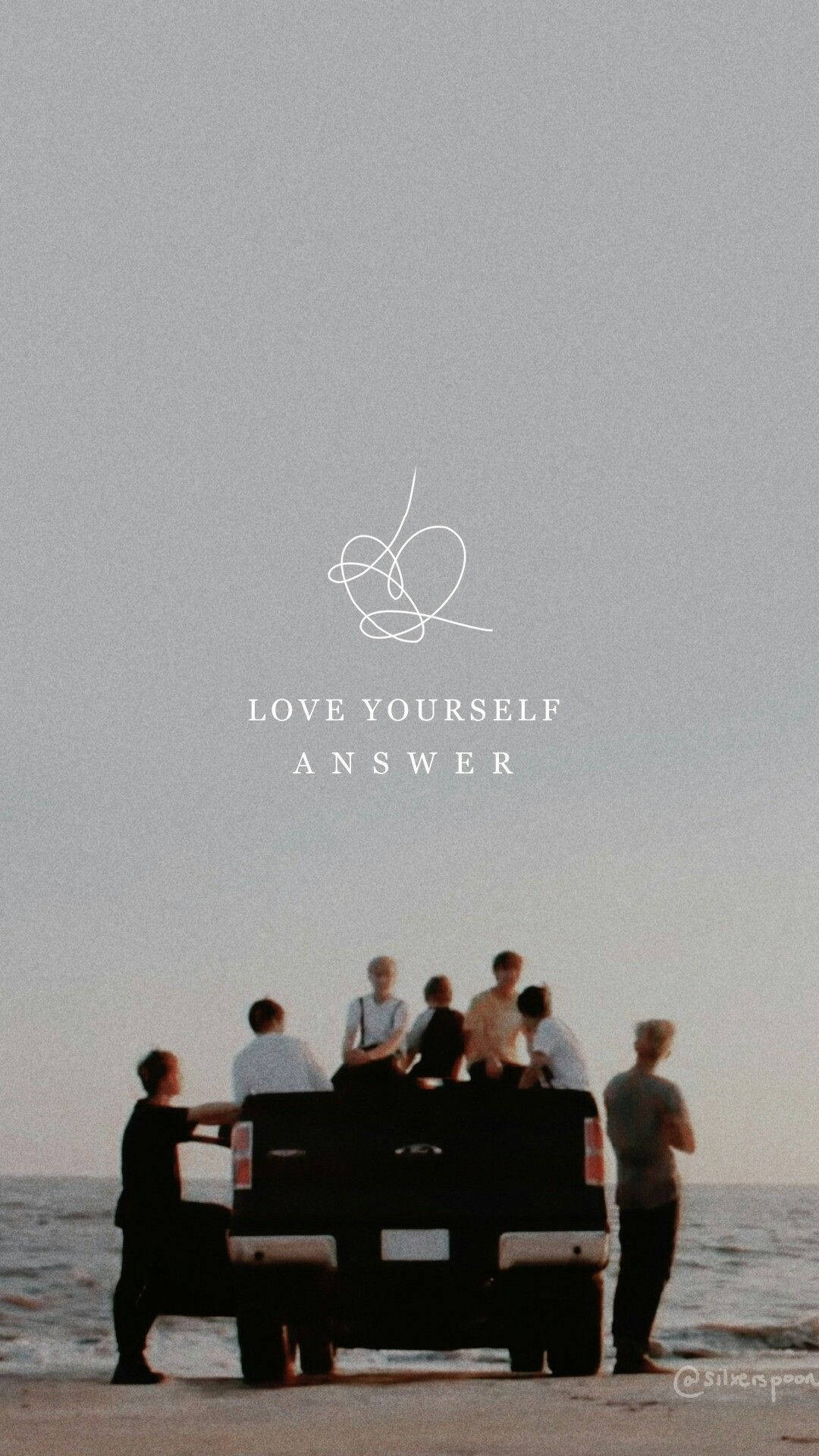 Æstetisk BTS på strand lastbil Wallpapers