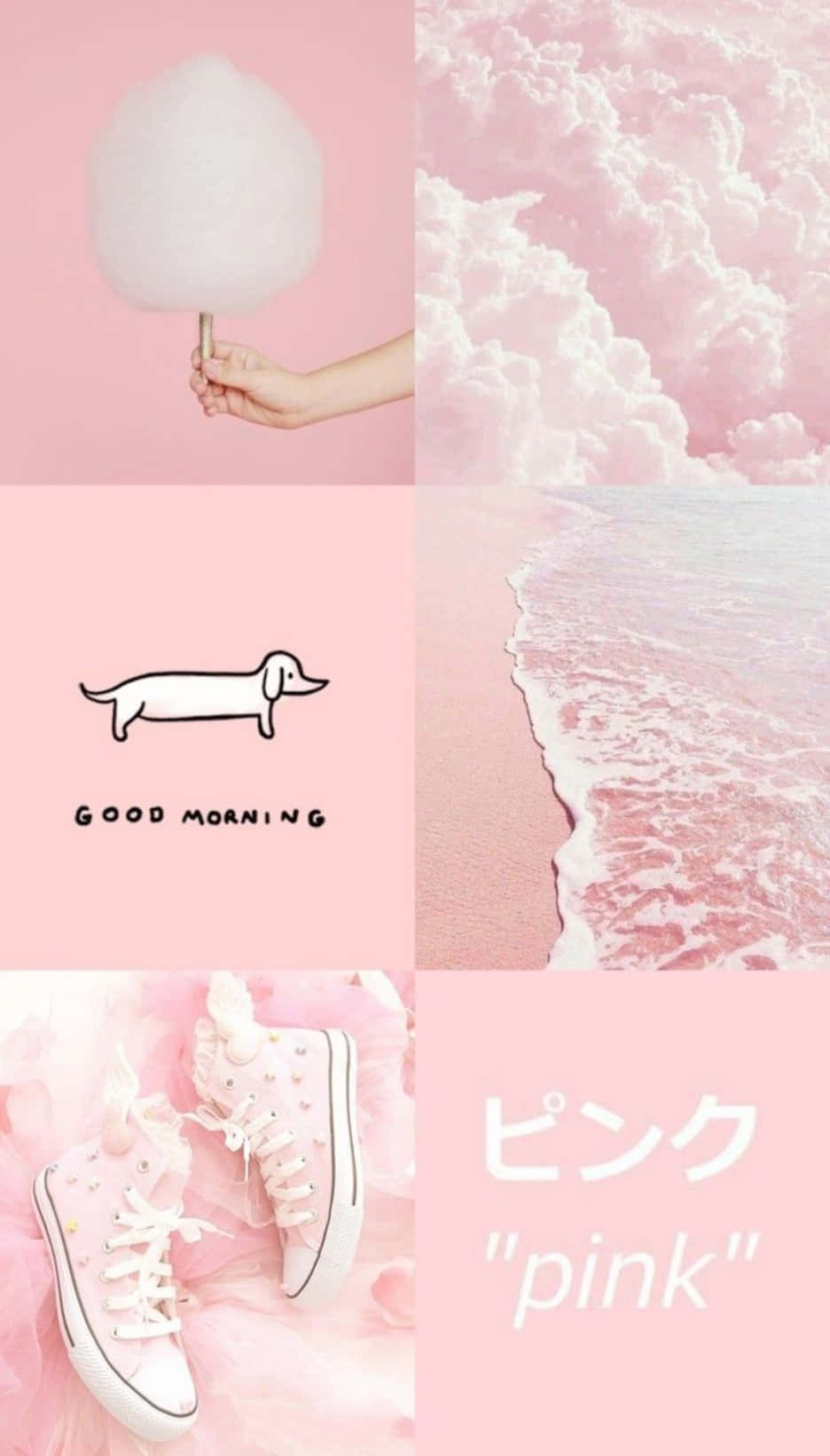 Æstetisk farverigt pink kunstværk med sløret effekt. Wallpapers