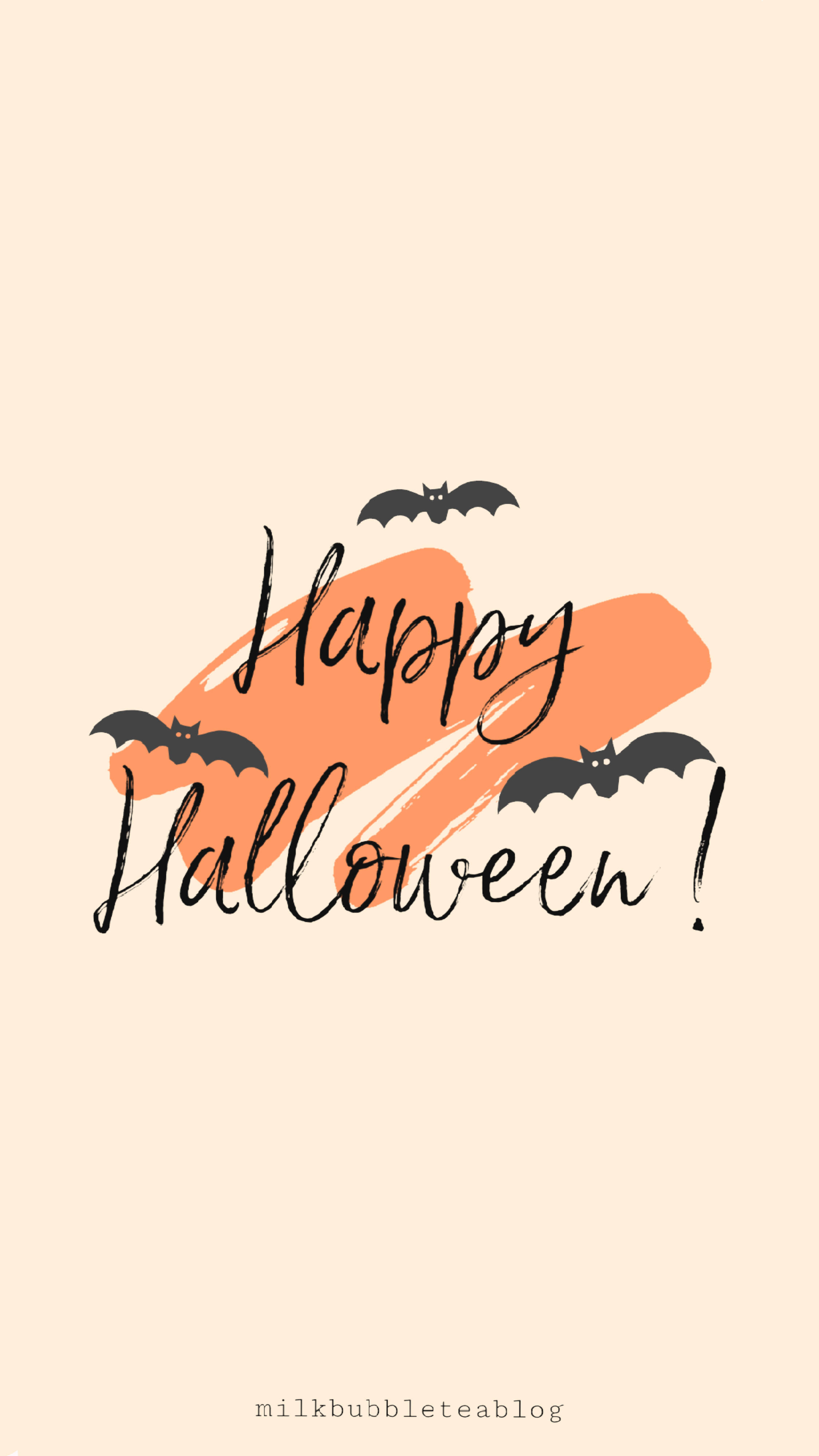 Æstetisk Happy Halloween iPhone Wallpapers