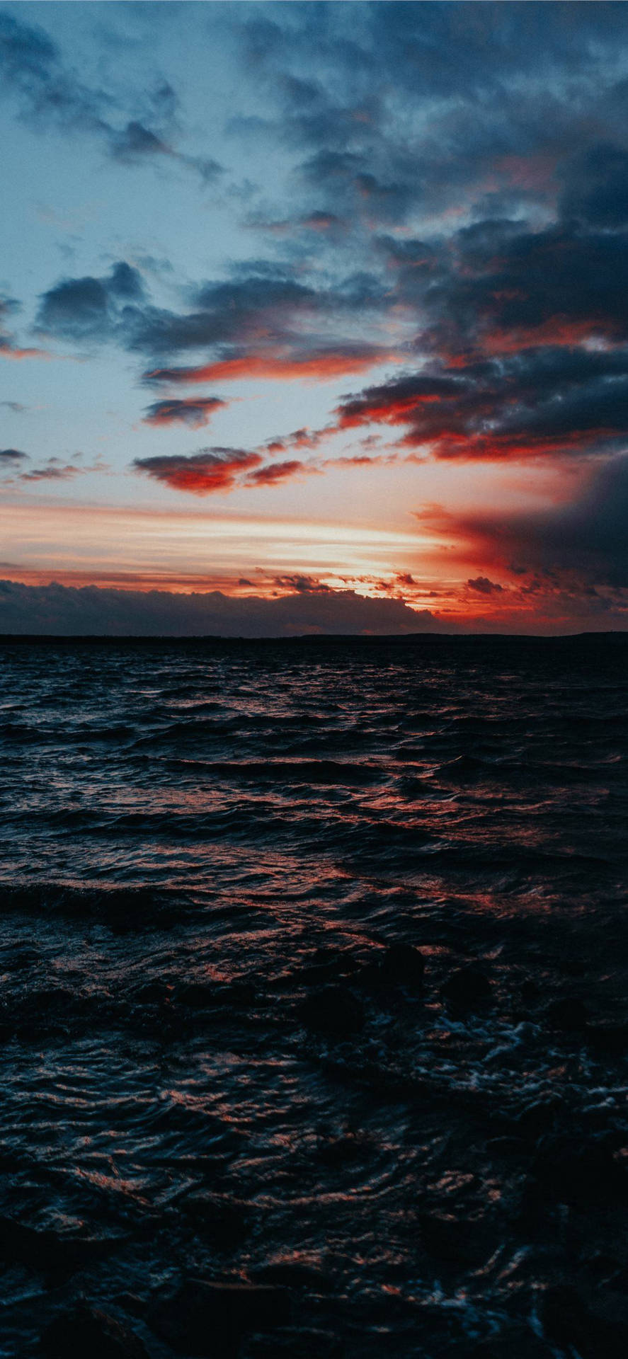Æstetisk havstemning til iPhone-baggrund — Æstetisk iPhone Wallpapers