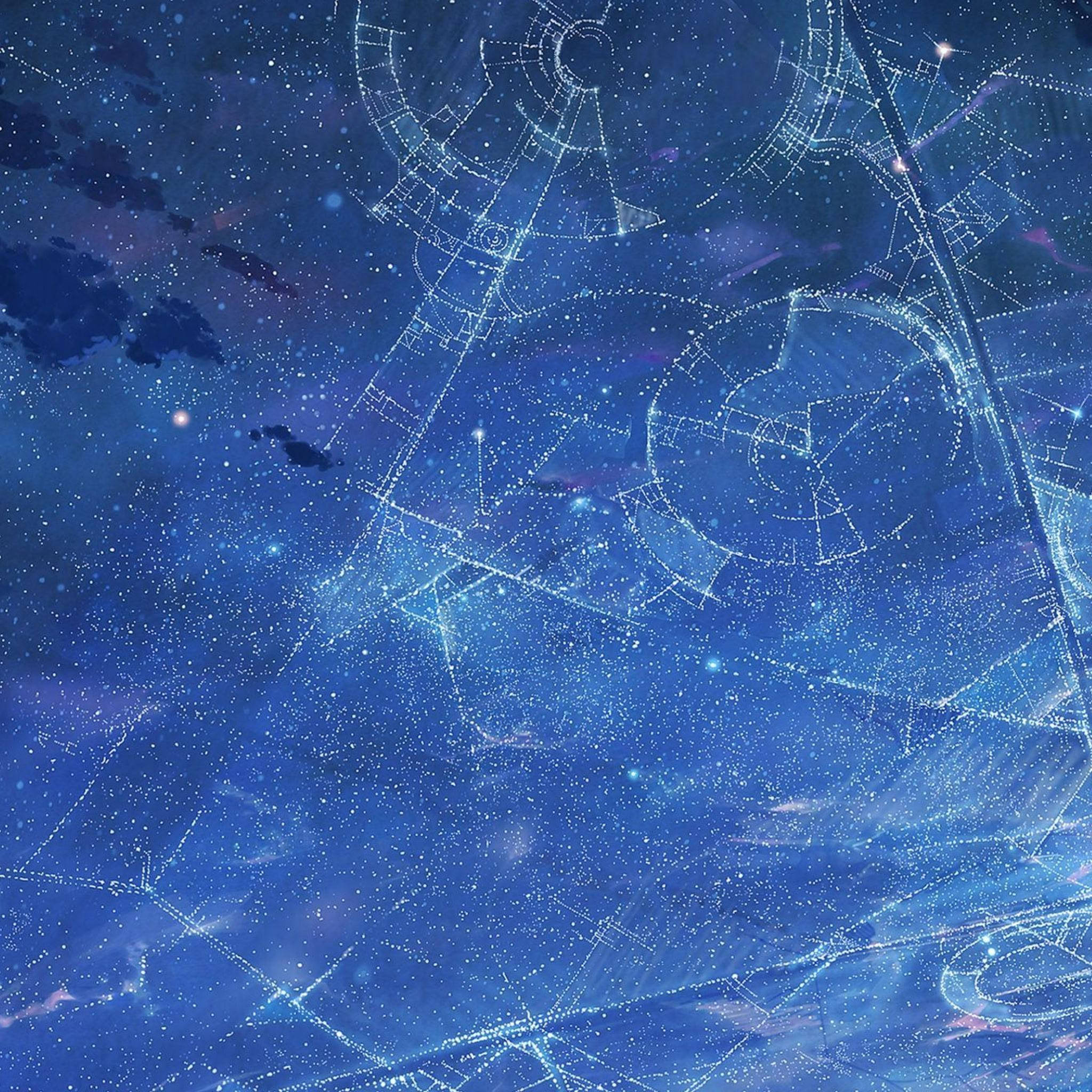 Æstetisk iPad-konstellation Wallpapers