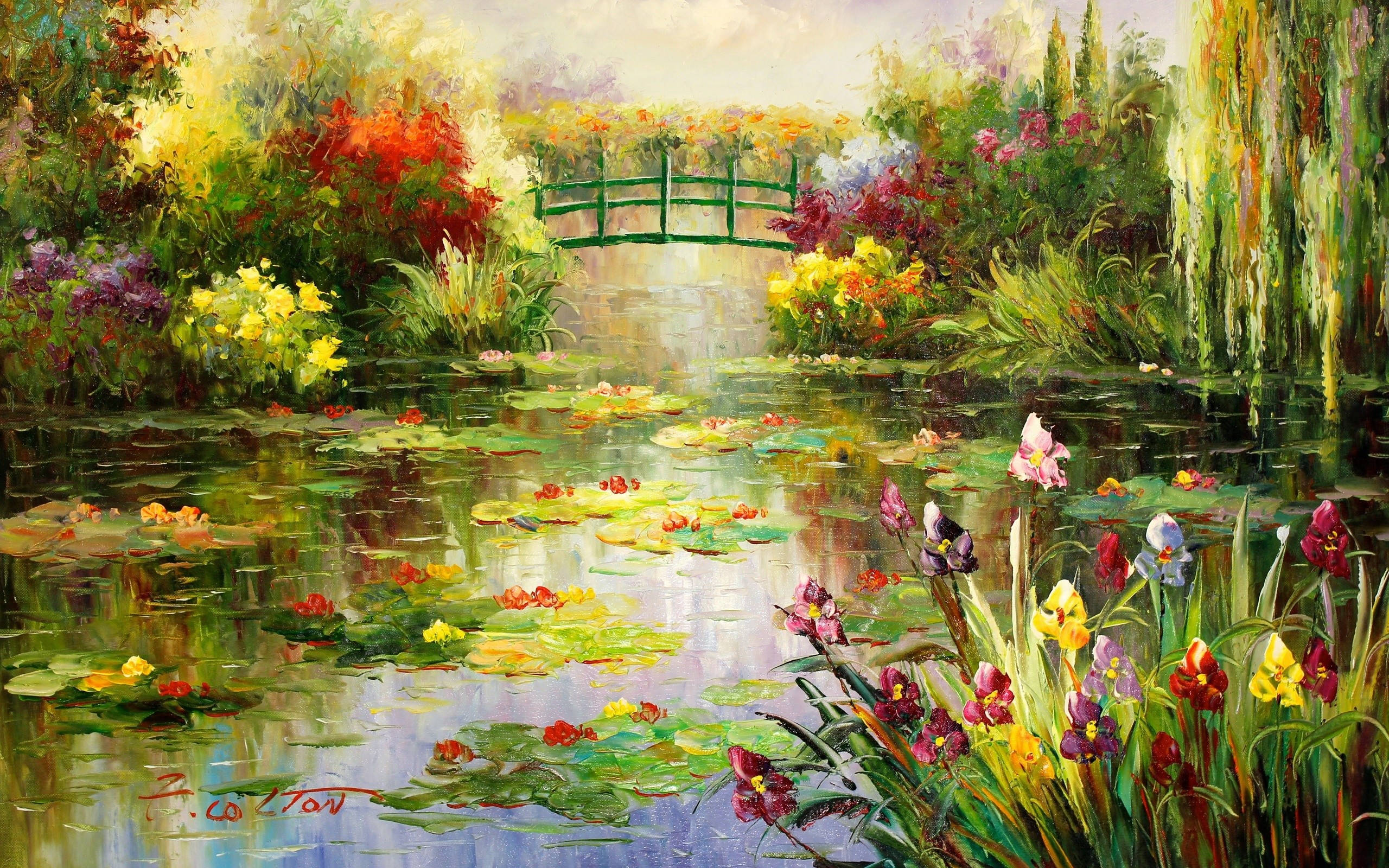 Æstetisk kunstblomsterdam Wallpapers