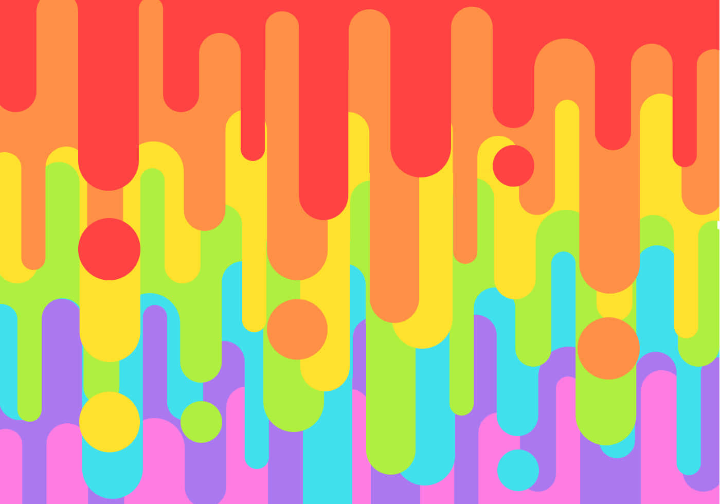 Æstetisk LGBT regnbue der drypper Wallpapers