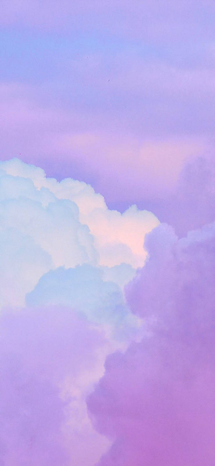 Æstetisk lilla himmel til iPhone baggrund — Æstetisk iPhone Wallpapers