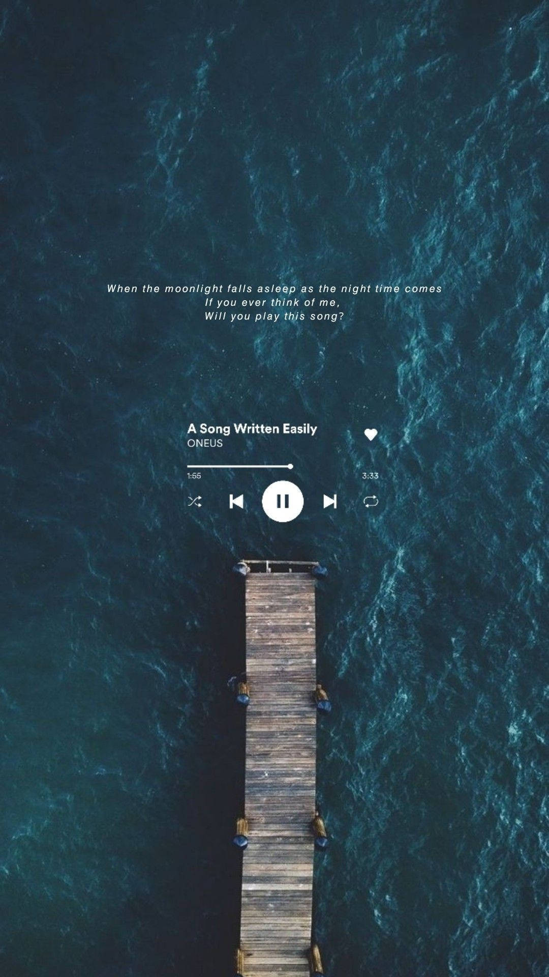 Æstetisk musik af en let skrevet sang Wallpapers