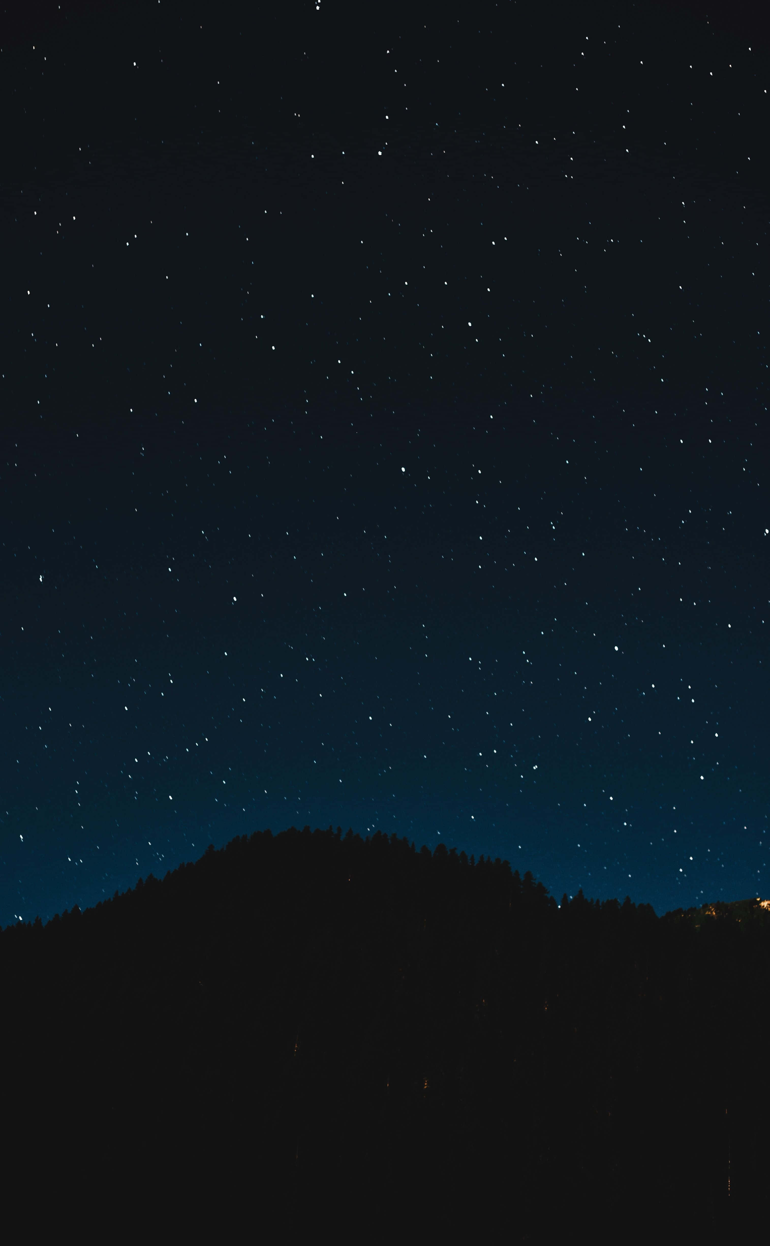 Æstetisk nattehimmel med stjerner Wallpapers
