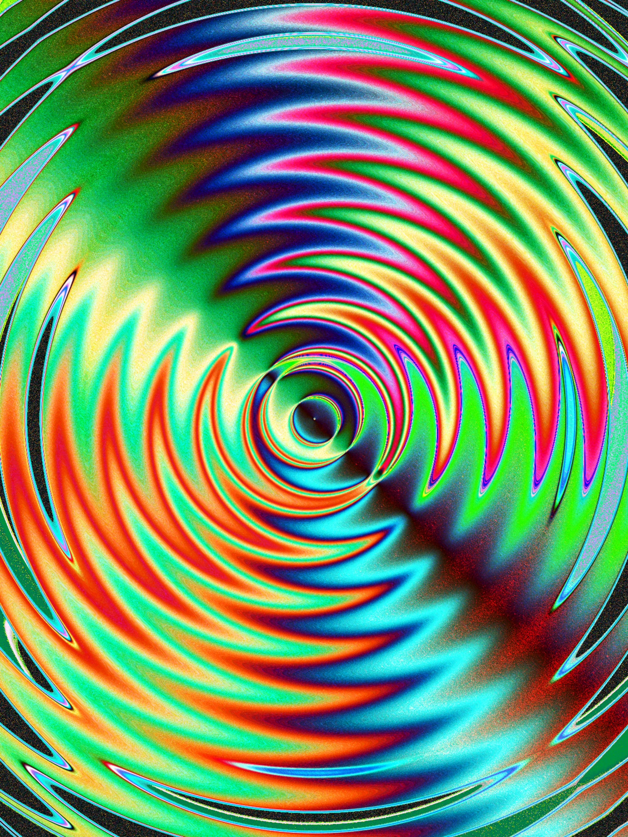 Æstetisk trippy vandkrusning Wallpapers