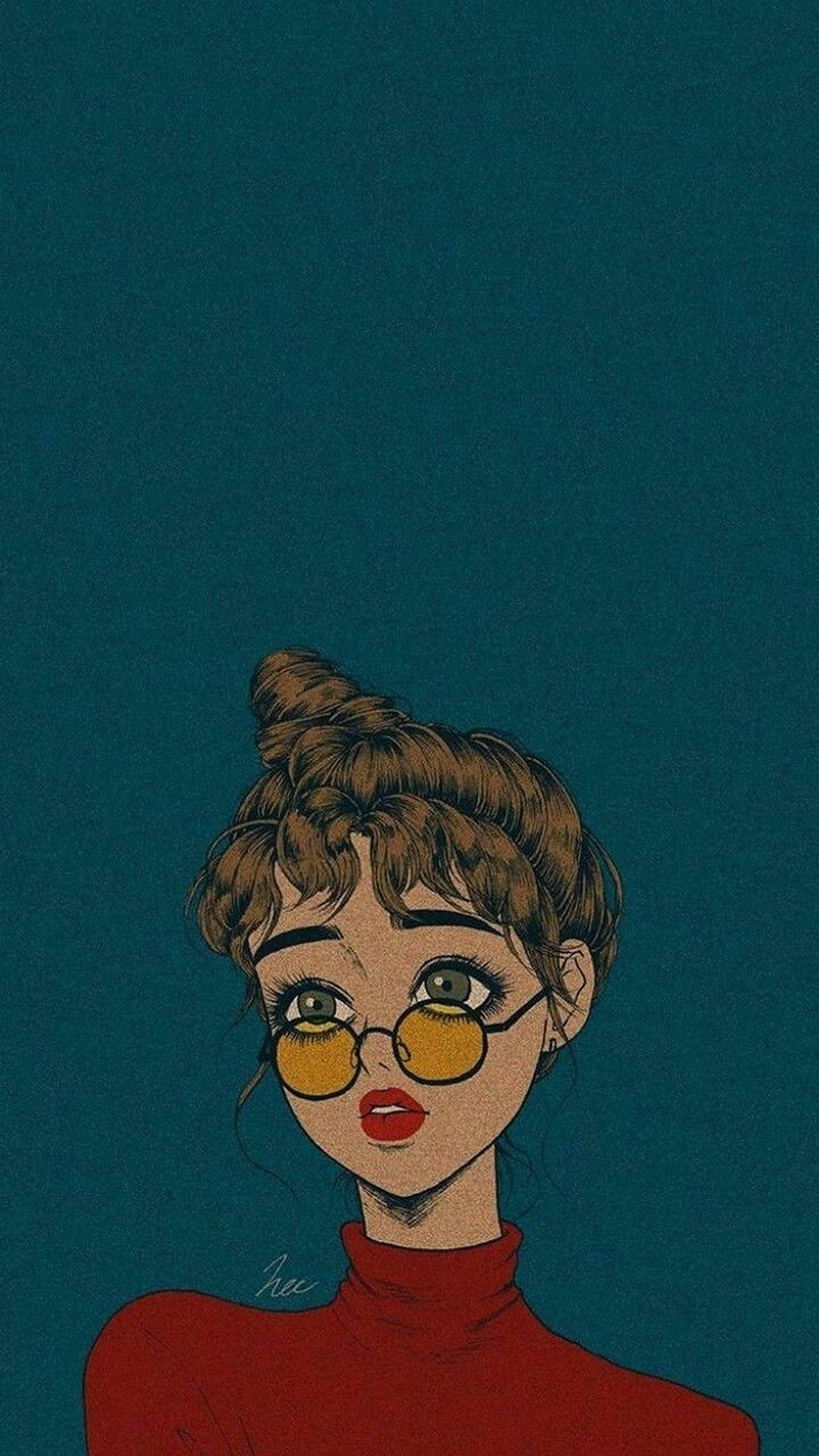 Æstetisk vintagepige Wallpapers
