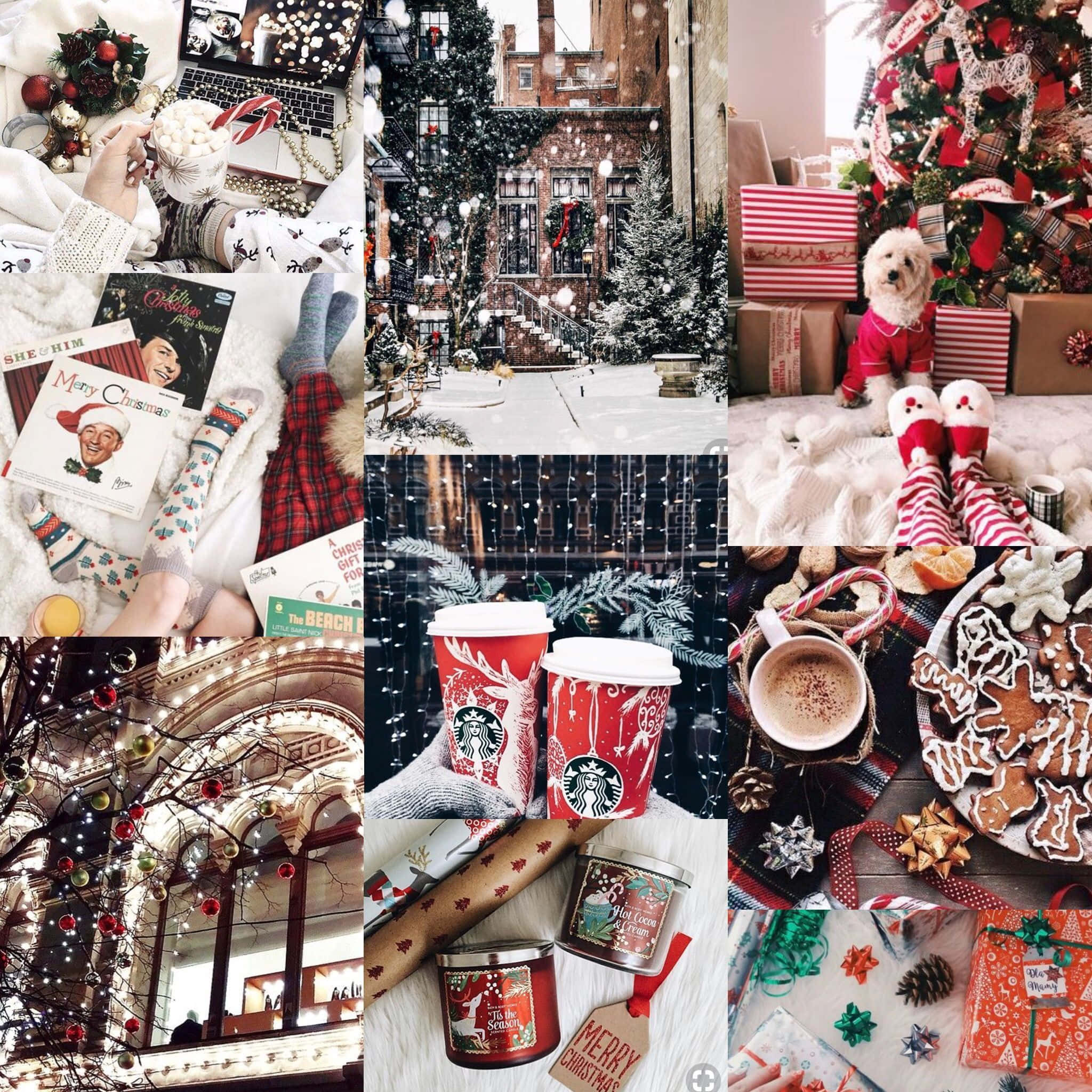 Æstetiske julebilleder Wallpapers