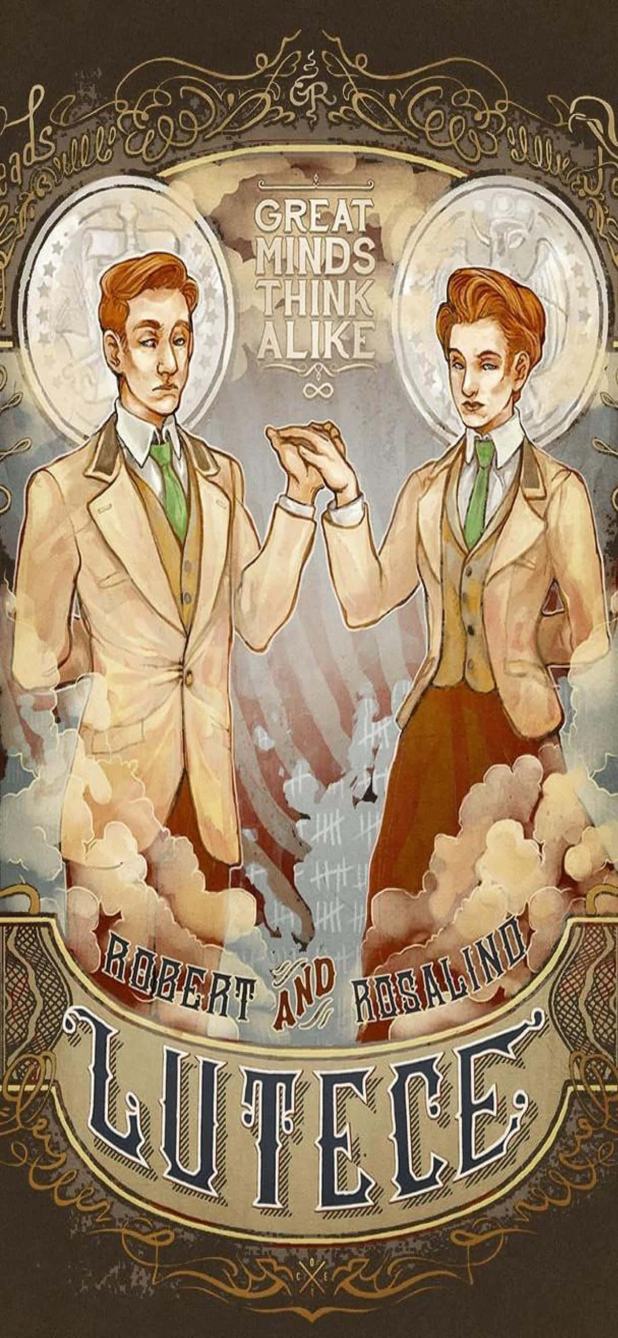 Lås op for hemmelighederne i Bioshock Infinite-universet med en iPhone Xs Max Wallpapers