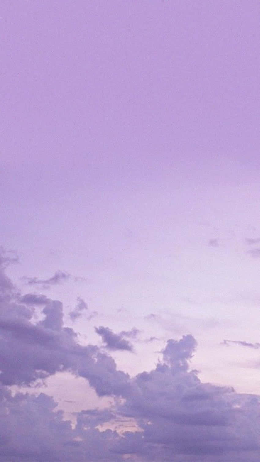 Aftenhimmel Æstetisk Lilla Baggrund Wallpapers