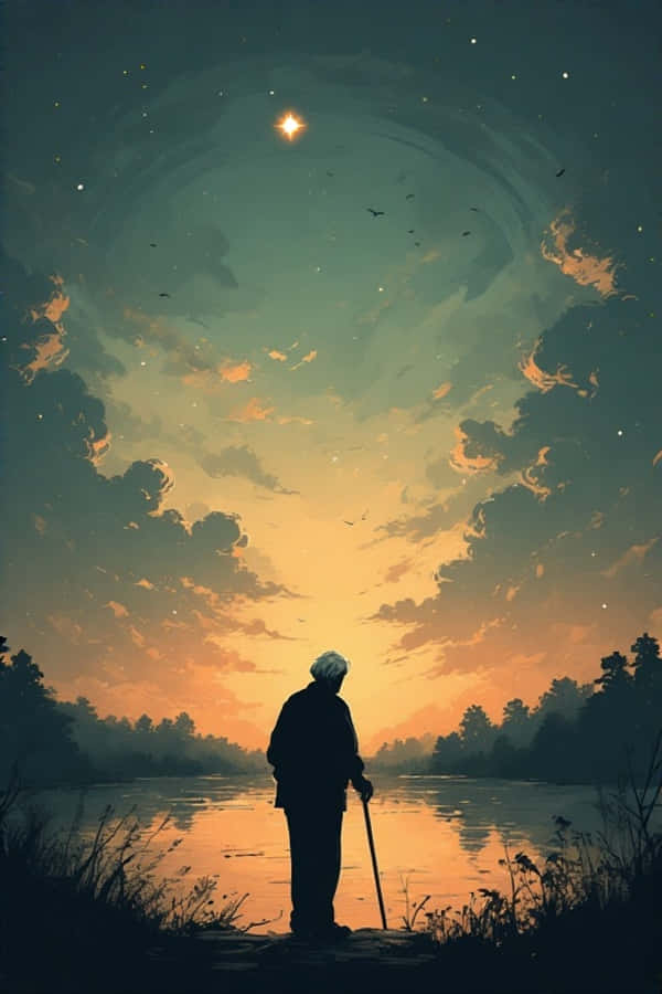 Aftenstille Søspejlinger 4K Wallpapers