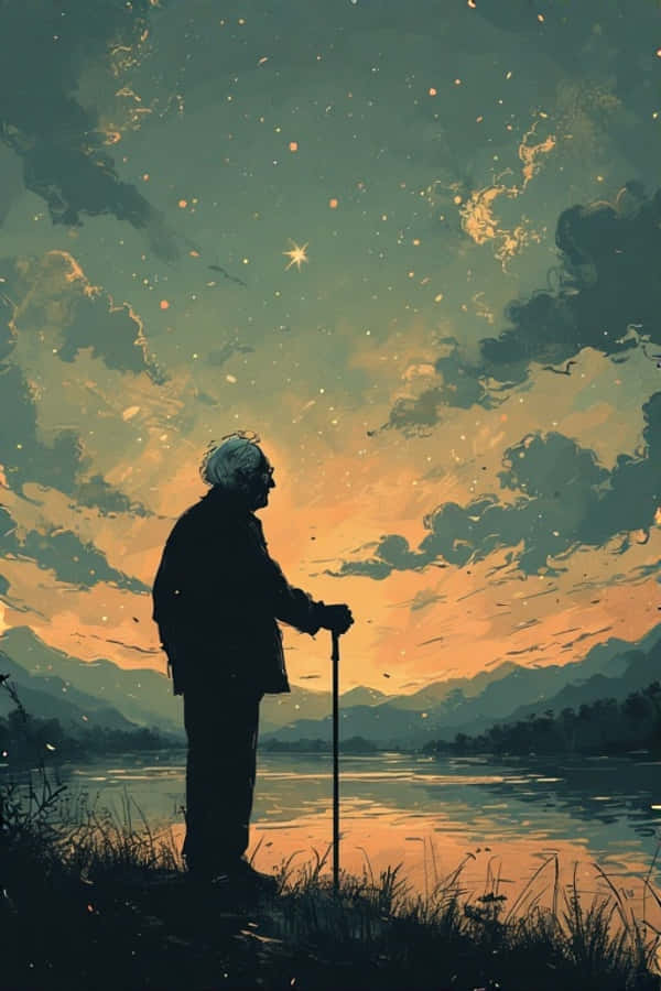 Aftenstille Søspejlinger 4K Wallpapers