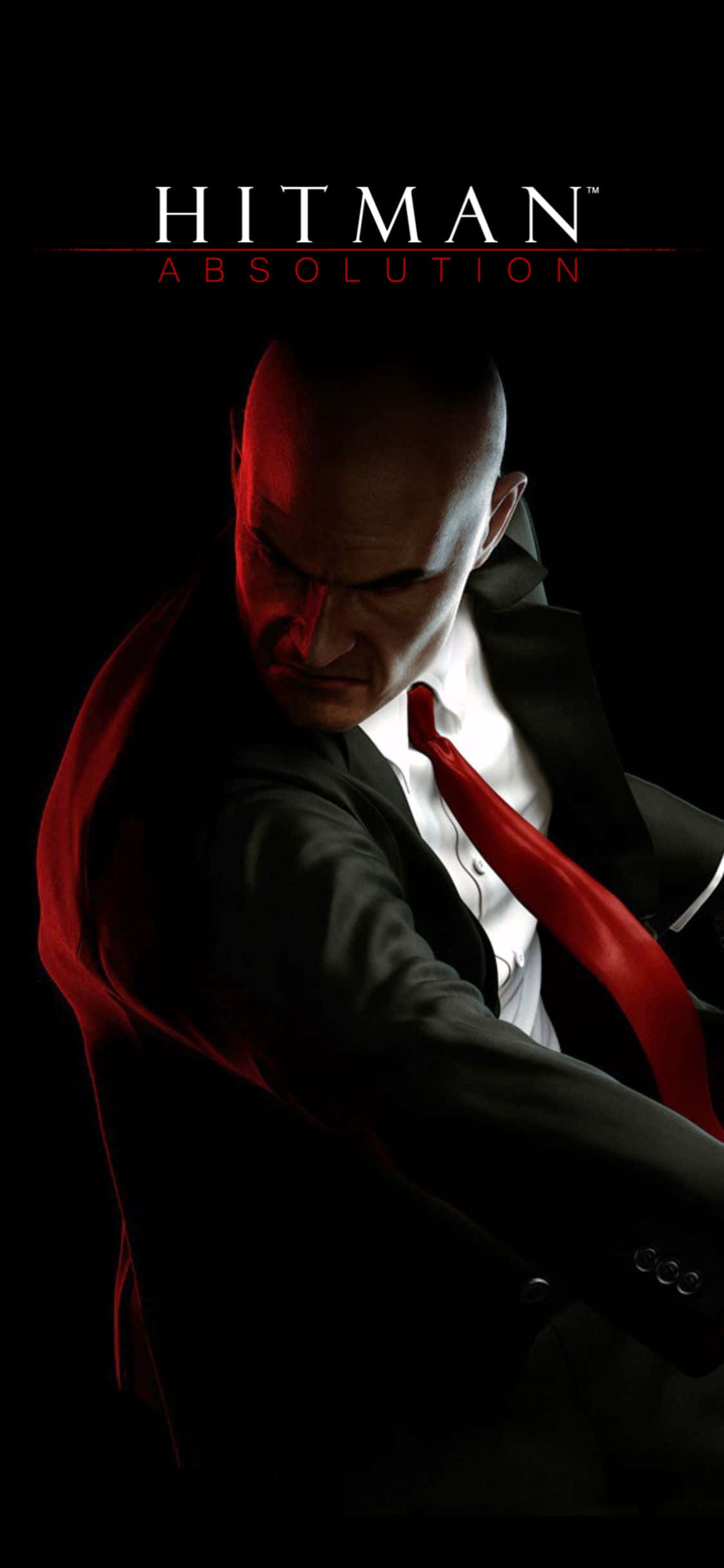 Agent 47 i Hitman Absolution klar til den sværeste mission på en iPhone X Wallpapers