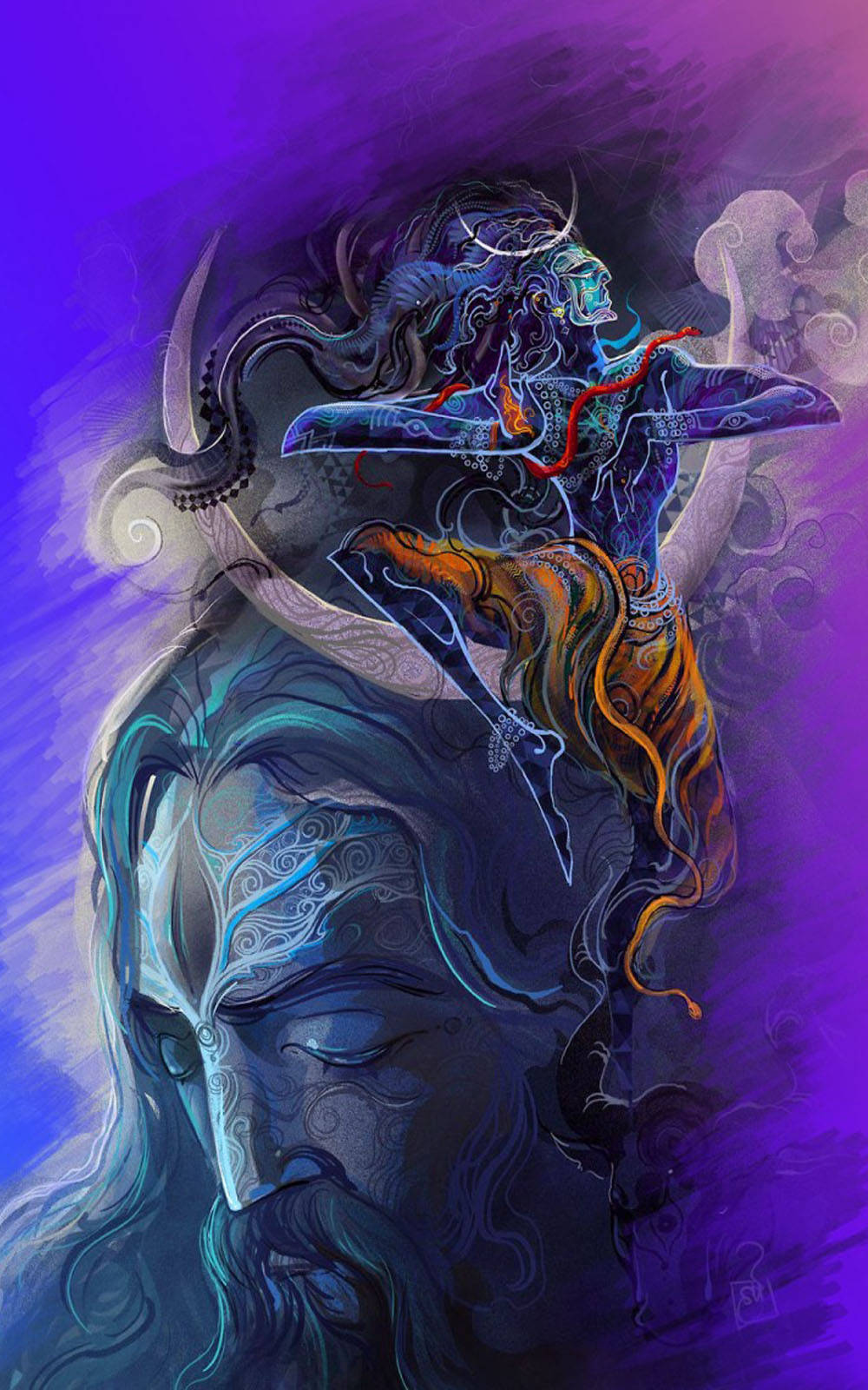 Aghori Shiva Kunst Wallpapers