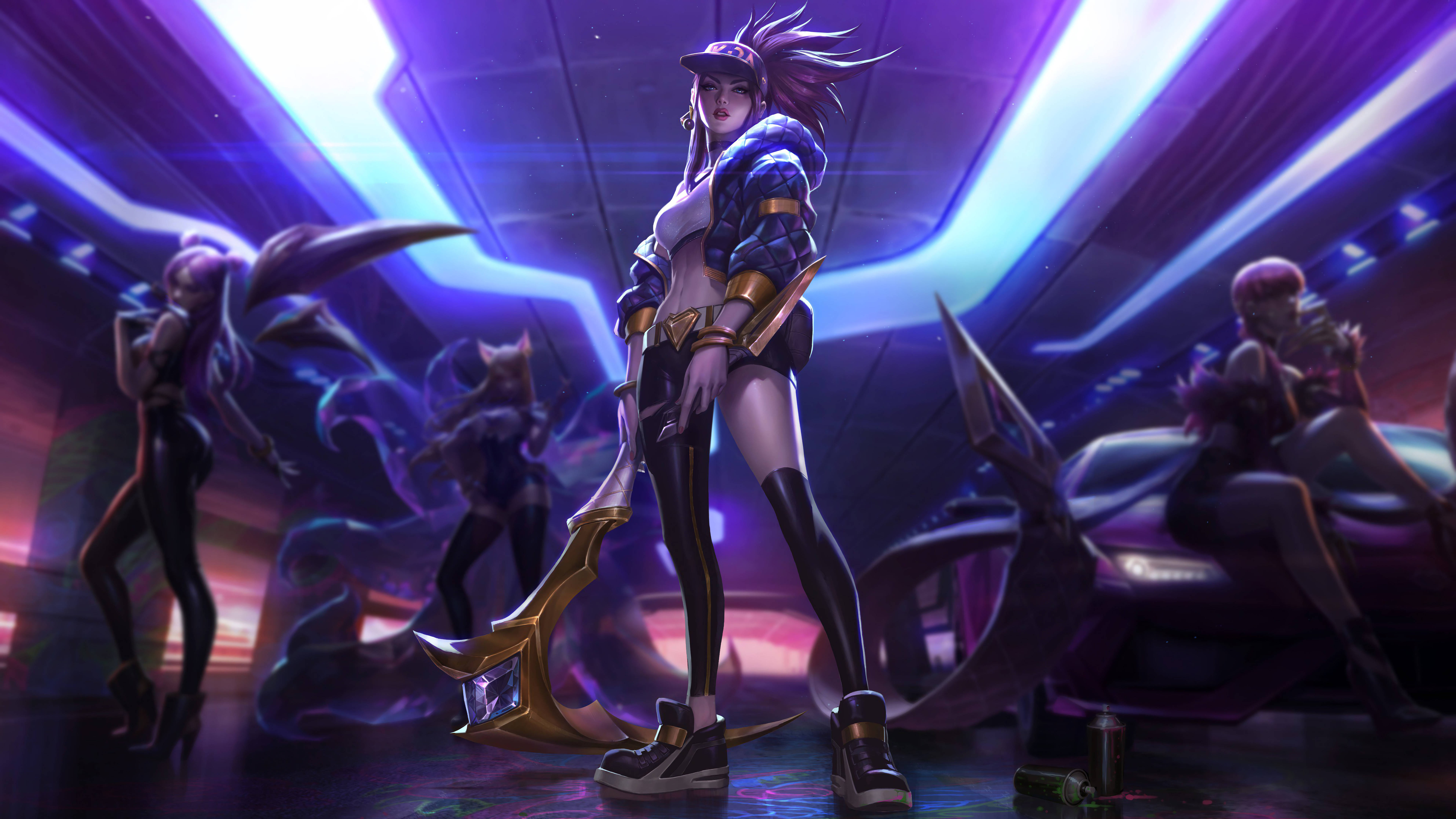 Akali fra KDA More MTV Original Edition Wallpapers