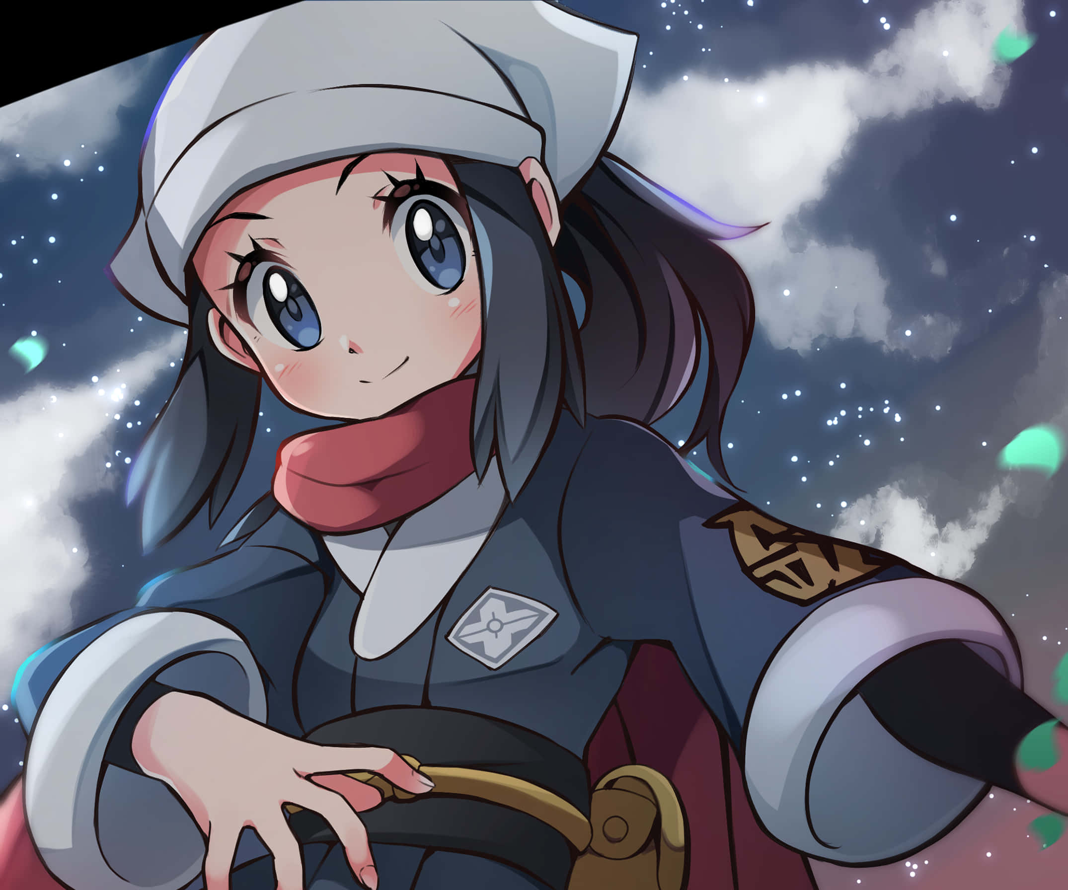 Akari Pokemon PFP i stjernehimmel Wallpapers